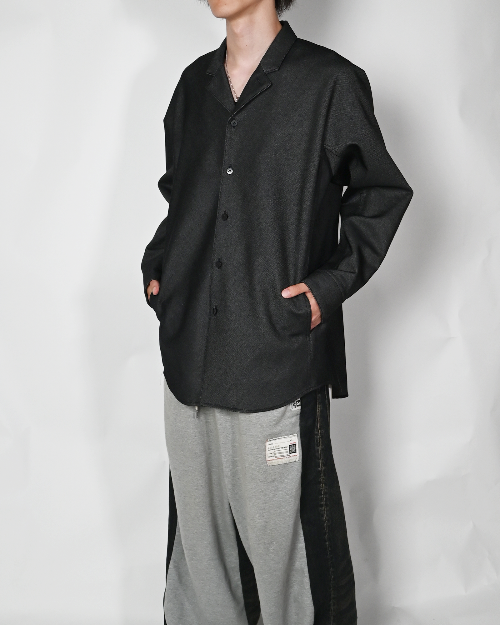 OVERCOAT・オーバーコート - ジャケット DENIM SHIRT JACKET / BLACK