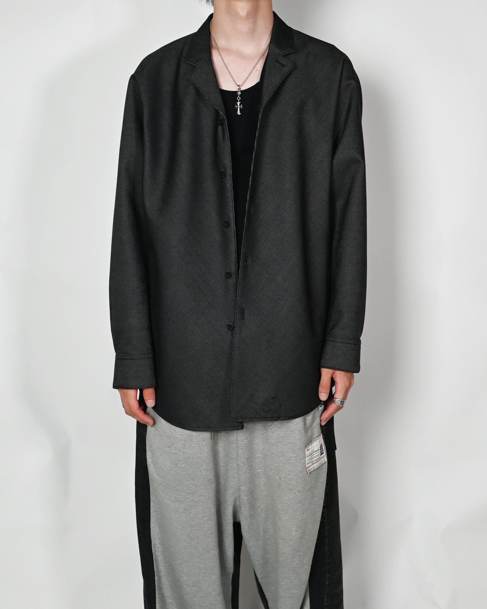 OVERCOAT・オーバーコート - ジャケット DENIM SHIRT JACKET / BLACK