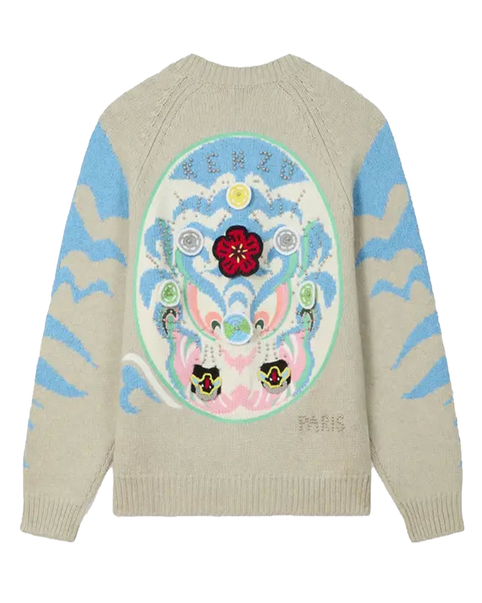 KENZO・Kenzo -  RWS KENZO PACHINKO CARDIGAN / IVORY