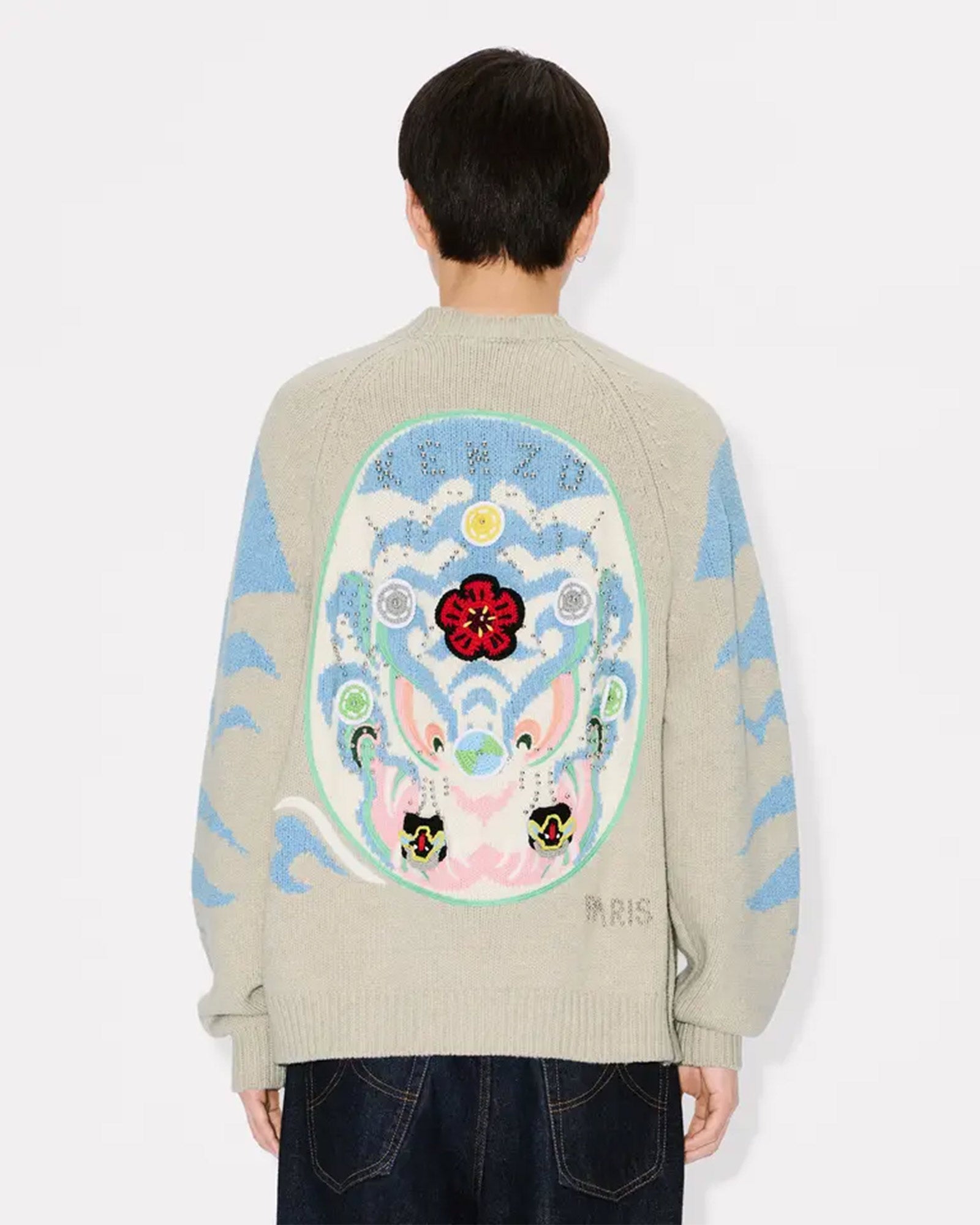 KENZO・Kenzo -  RWS KENZO PACHINKO CARDIGAN / IVORY
