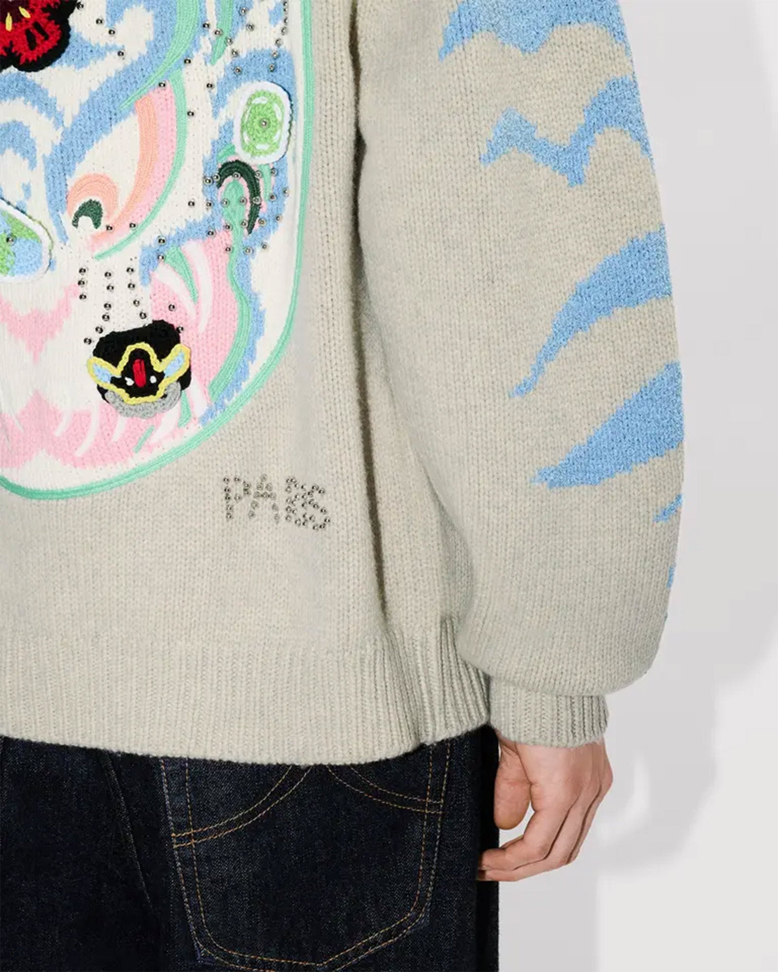 KENZO・Kenzo -  RWS KENZO PACHINKO CARDIGAN / IVORY