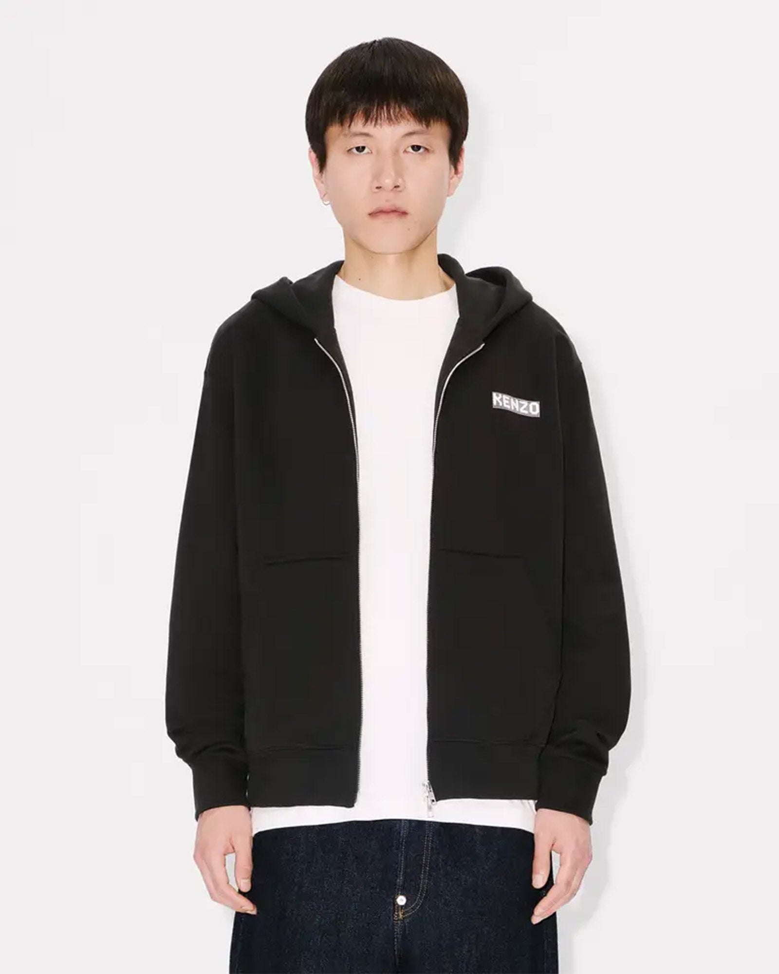 KENZO・ケンゾー - パーカー・フーディ KENZO CITY CLASSIC FULL ZIP HOODIE / BLACK