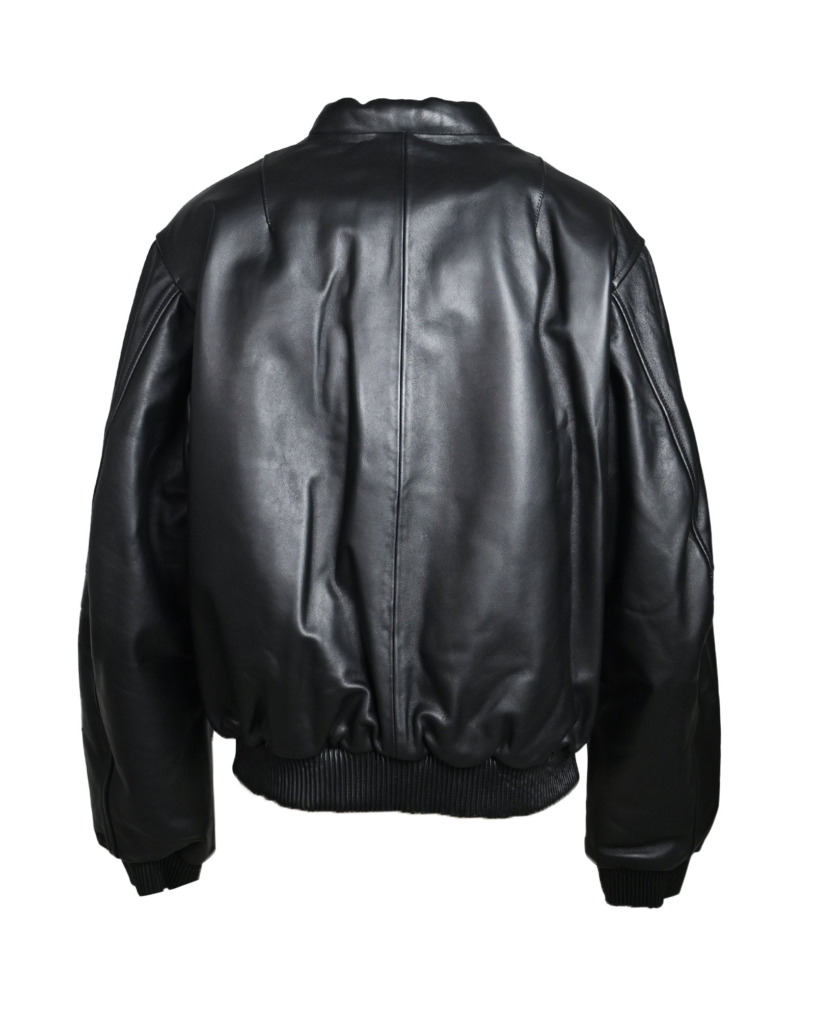 424・フォートゥーフォー - ジャケット NEW 424 LEATHER BOMBER / NERA