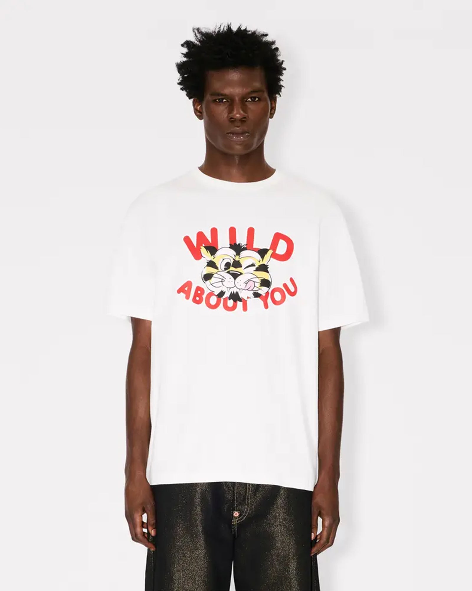 KENZO・Kenzo -  KENZO WILD TIGER CLASSIC T-SHIRT / WHITE