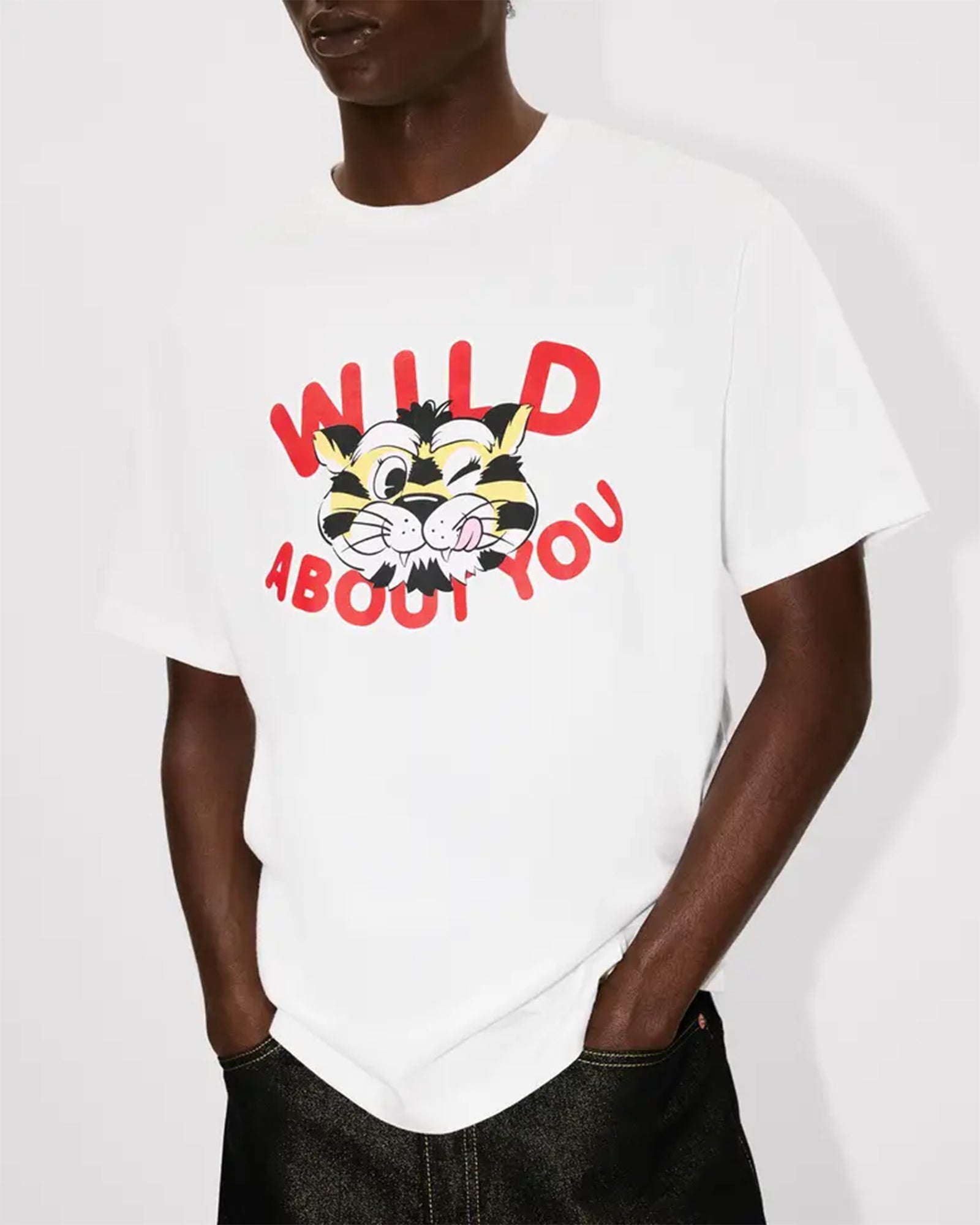 KENZO Ｔシャツ Kenzo Happy Tiger Tシャツ | ブラック | FARFETCH JP