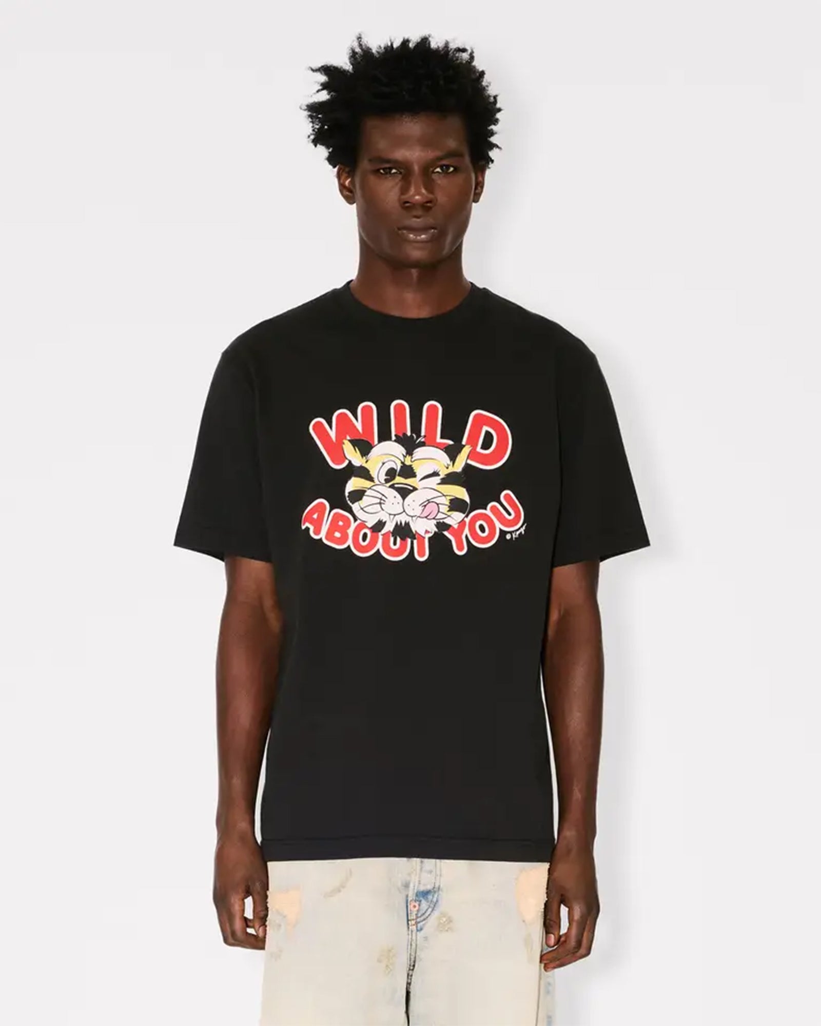 KENZO Ｔシャツ Kenzo Happy Tiger Tシャツ | ブラック | FARFETCH JP