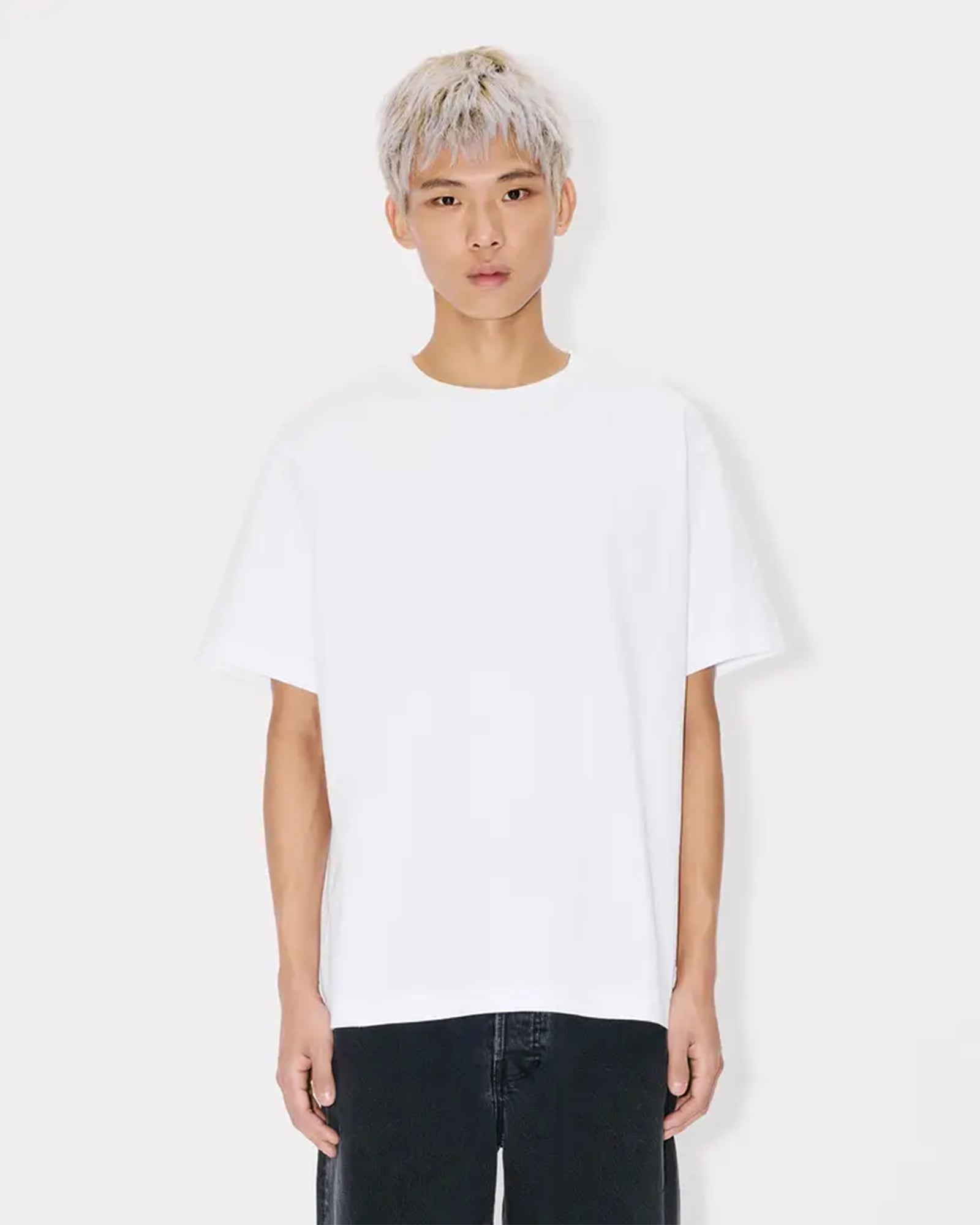 KENZO・ケンゾー - Tシャツ・カットソー GOTS BOKE FLOWER 2.0 EMBROIDERED OVERSIZE T-SHIRT / WHITE
