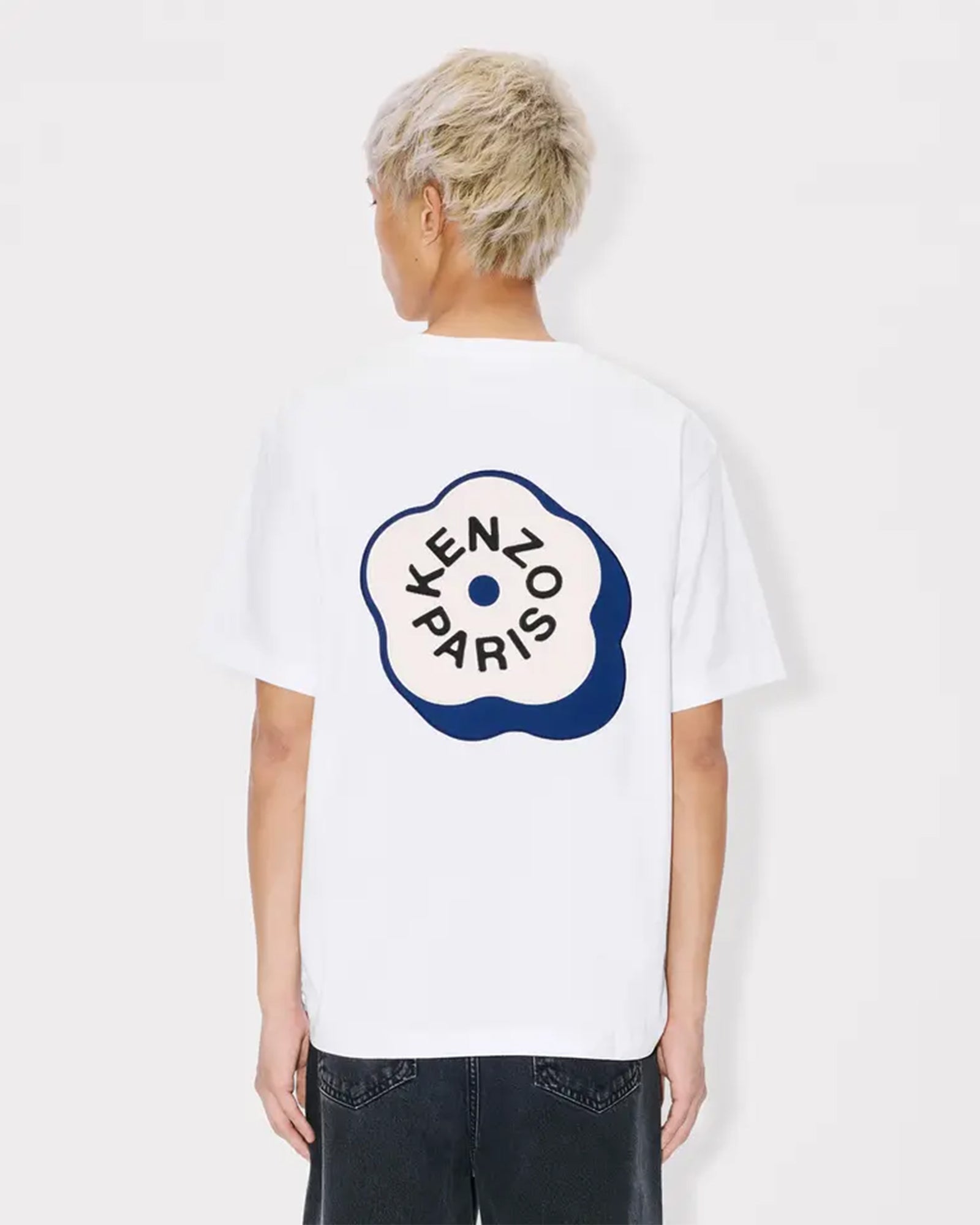 KENZO（ケンゾー） GOTS BOKE FLOWER 2.0 EMBROIDERED OVERSIZE T