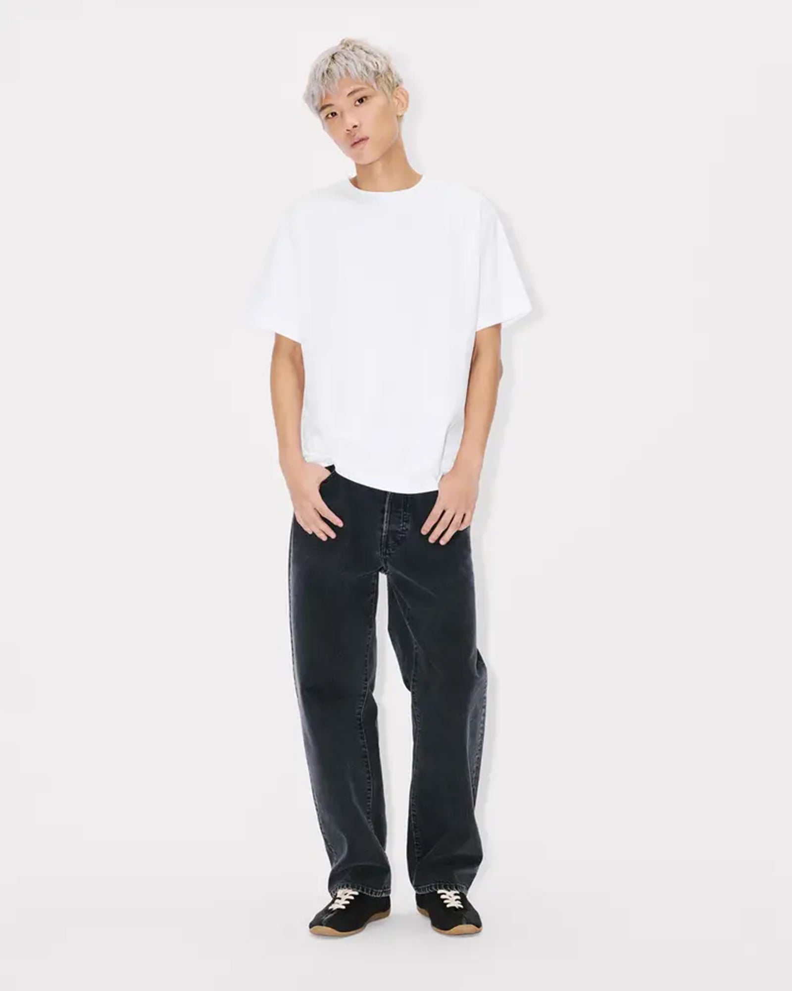 KENZO・ケンゾー - Tシャツ・カットソー GOTS BOKE FLOWER 2.0 EMBROIDERED OVERSIZE T-SHIRT / WHITE