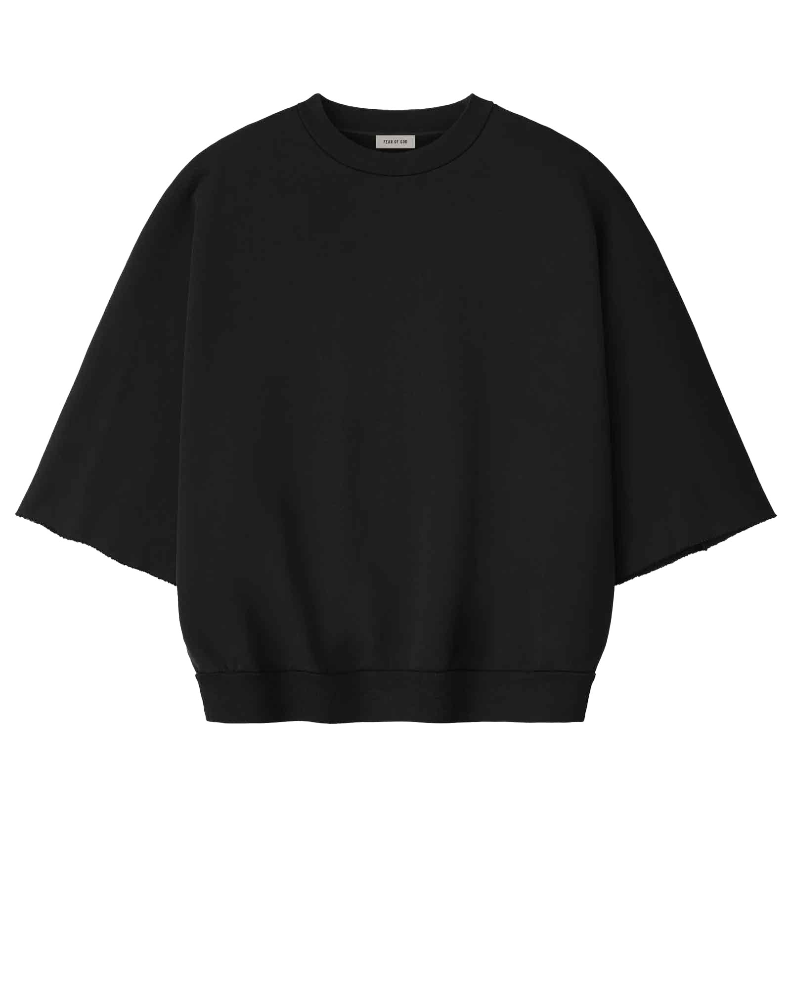 FEAR OF GOD・Fear Of got -  CUT SLEEVE SWEATSHIRT / BLACK