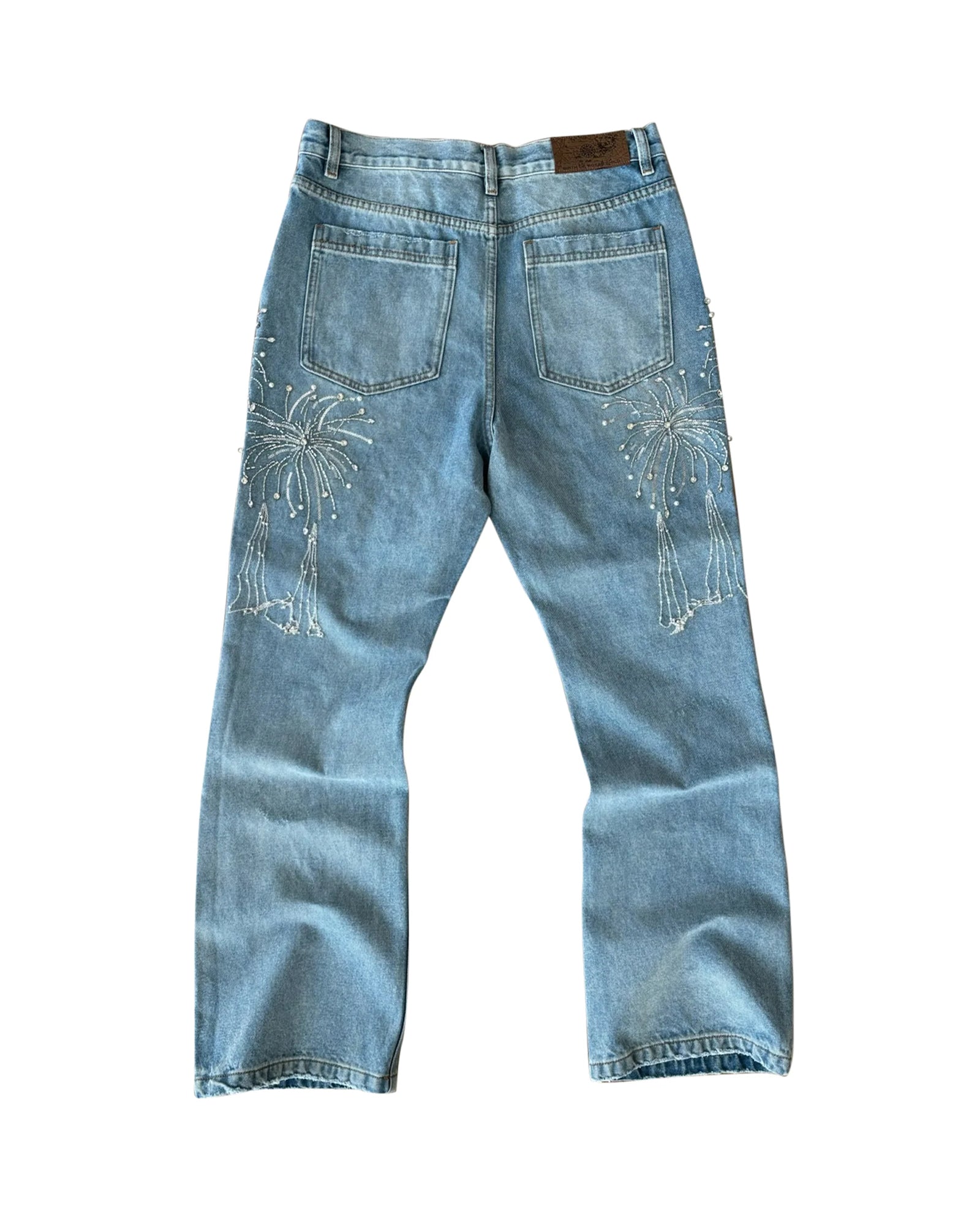 BIRTH OF ROYAL CHILD・バース・オブ・ロイヤル・チャイルド - デニムパンツ FIREWORKS WASH DENIM / BLUE