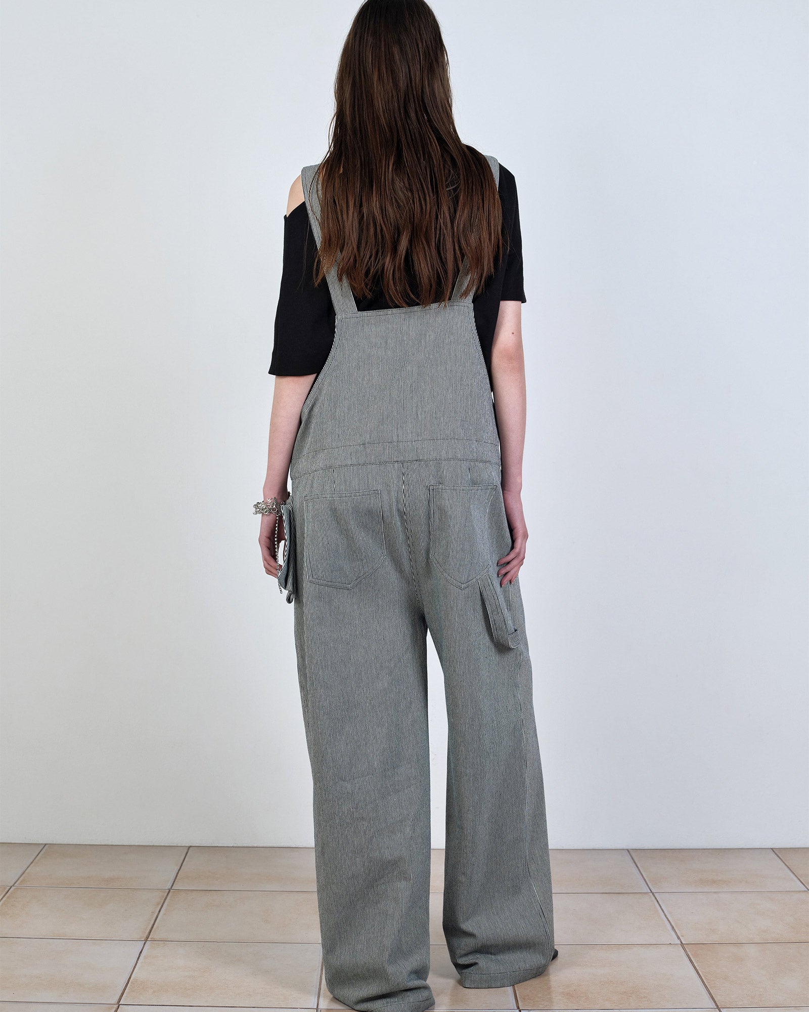 NACHE・ナチェ - トップス FOLDED DRAPING SWEATSHIRT / BLACK