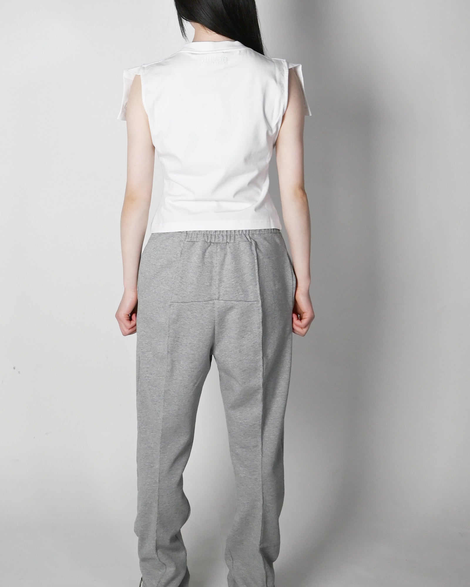 VETEMENTS・ヴェトモン - Tシャツ・カットソー FRONT SLEEVE BABY T-SHIRT / WHITE
