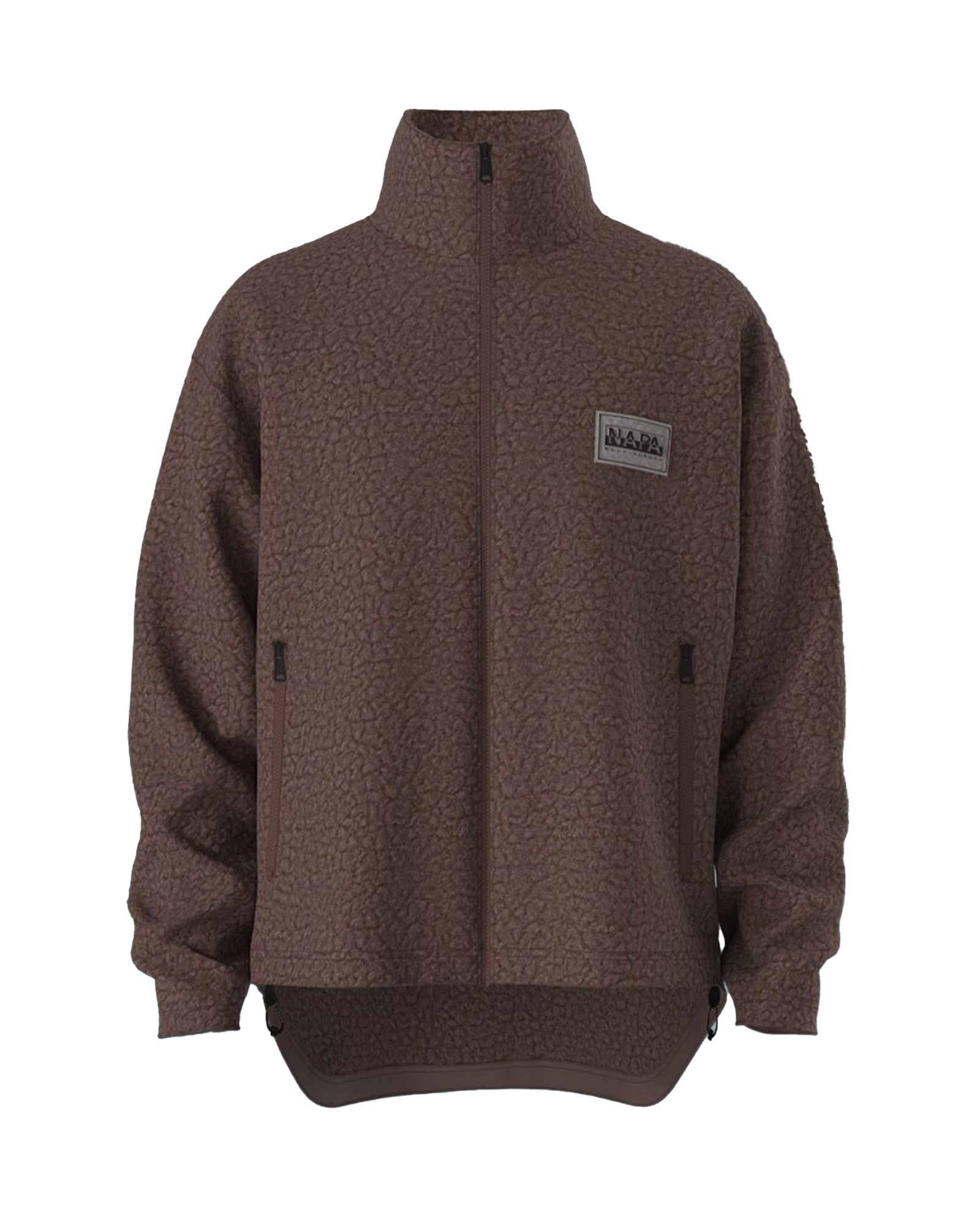 FLEECE T-EMIN WOOL REP / BROWN