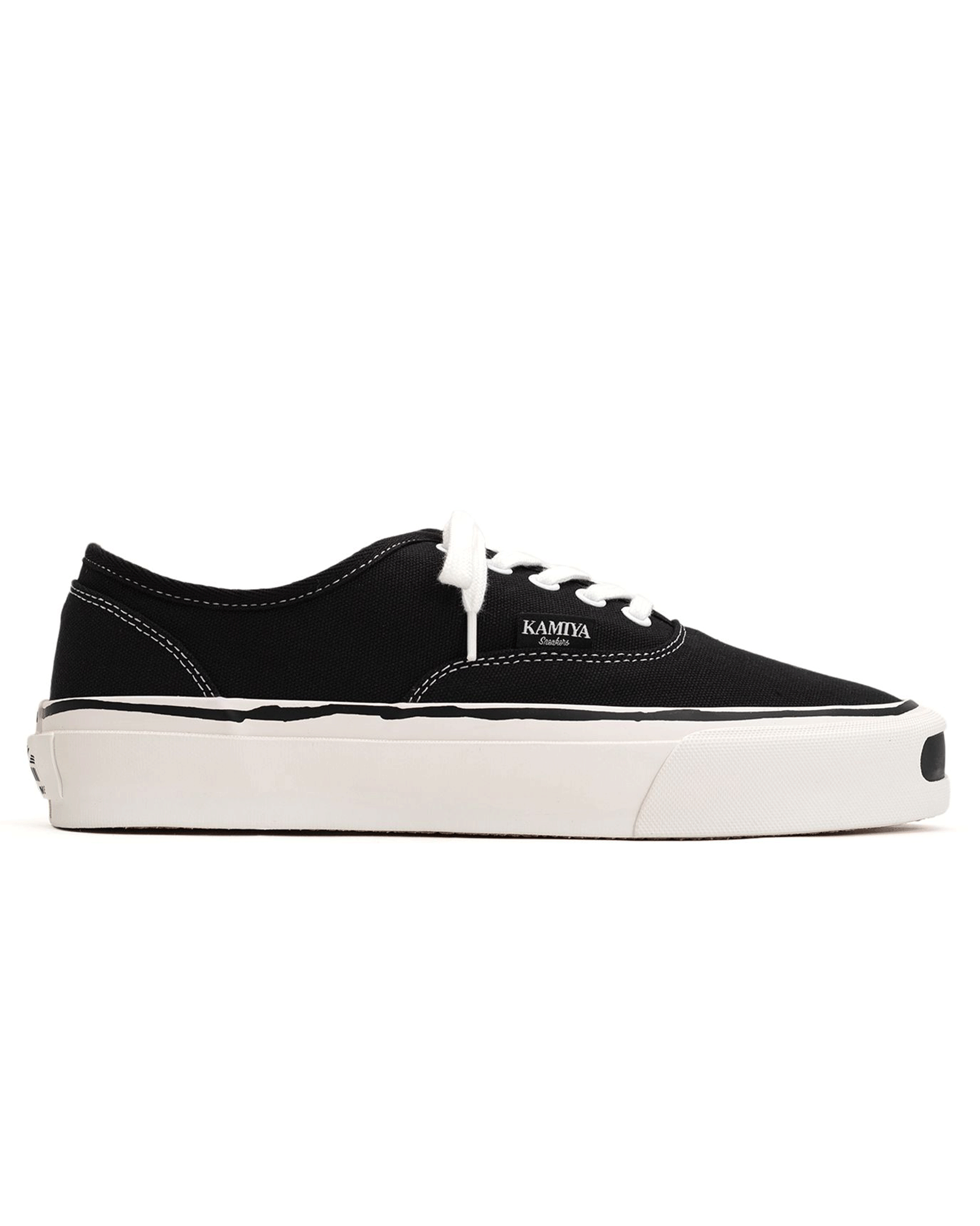 KAMIYA・カミヤ - ローカットスニーカー "HERC" VULCANIZED SNEAKER / BLACK