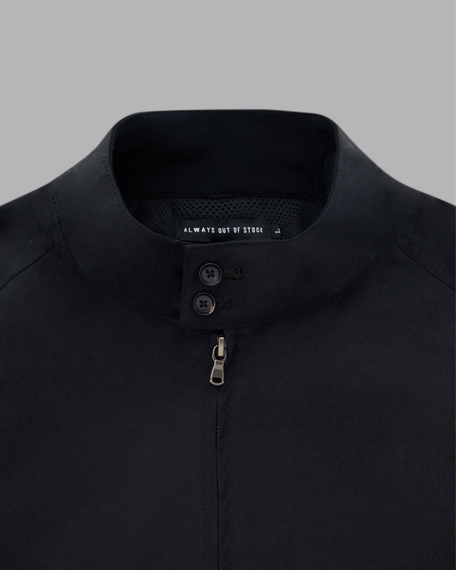 ALWAYS OUT OF STOCK・オールウェイズ アウト オブ ストック - ジャケット COMBINATION SWING TOP / BLACK