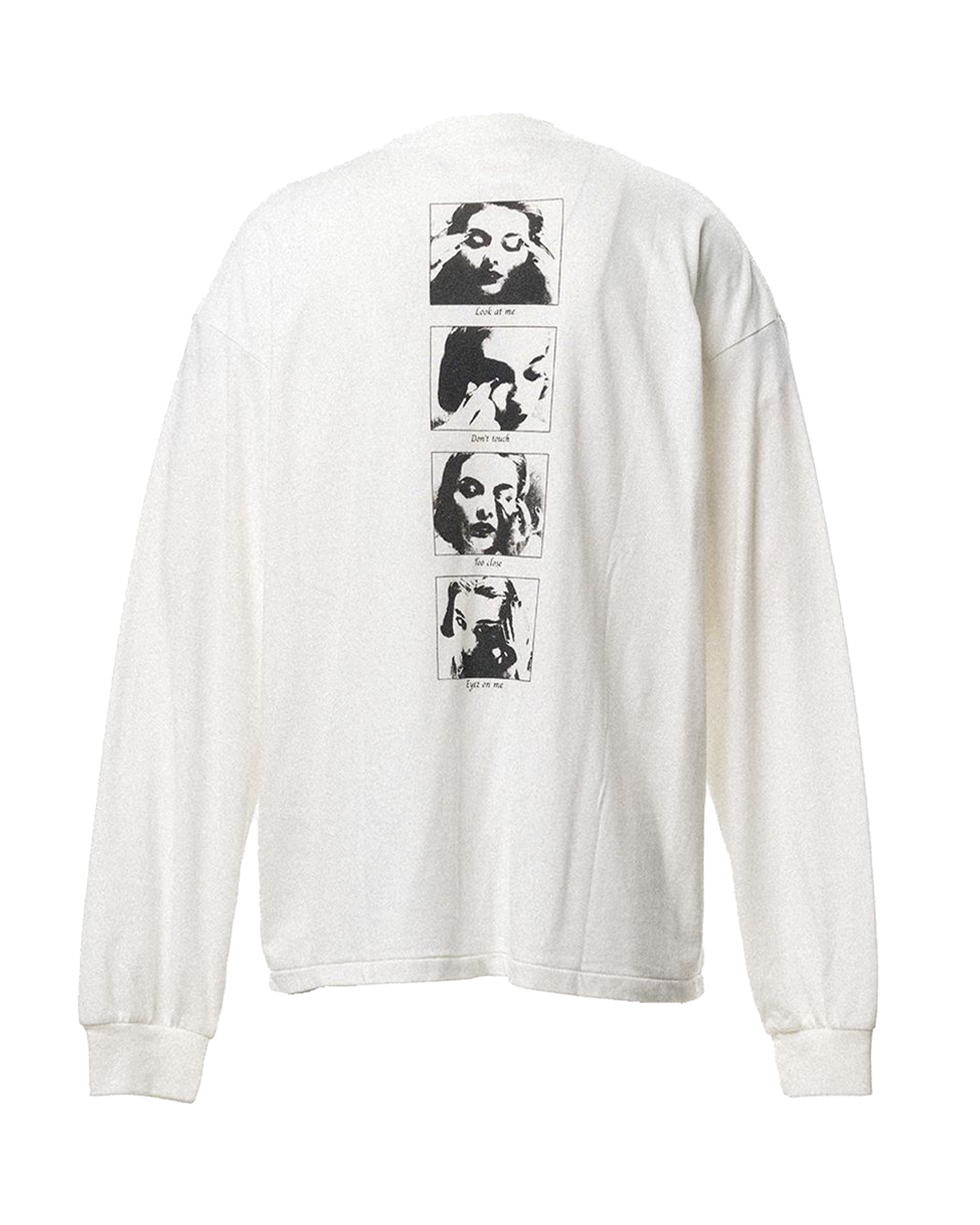 KAMIYA・カミヤ - L/S Tシャツ DISTORTED GIRL L/S TEE T/C / WHITE
