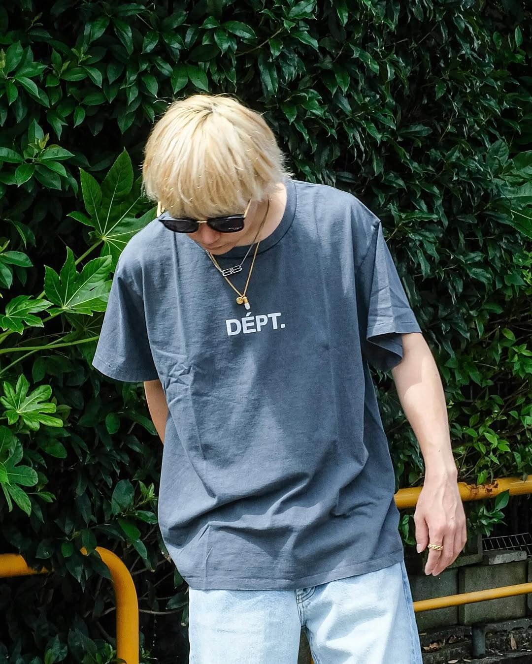 GALLERY DEPT.・ギャラリー デプト - Tシャツ・カットソー TEAM DEPT TEE / VINTAGE BLACK