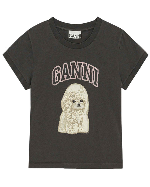 GANNI (ガニー) AW25 BASIC COTTON JERSEY POODLE BABY FIT T