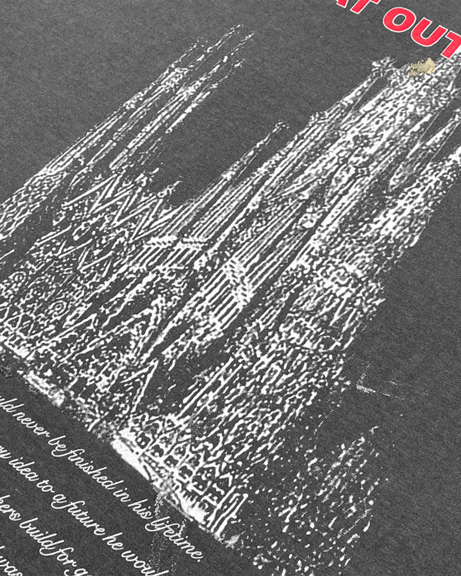 Rebelle de luxe・ルベルドゥリュクス - トップス "RDL S/S GAUDI TEE"  / BLACK