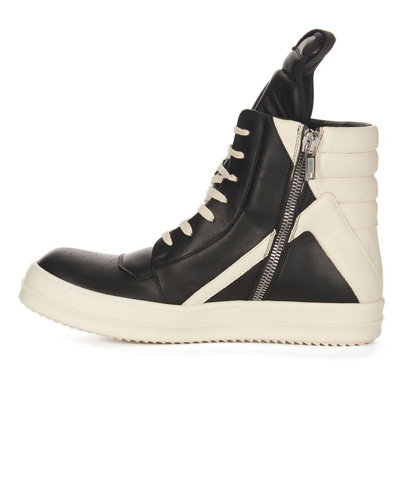 RICK OWENS・リック オウエンス - ハイカットスニーカー GEOBASKET / BLACK/MILK/MILK