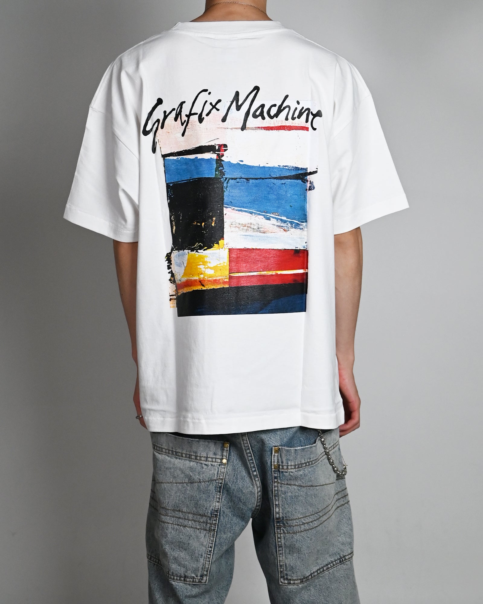 DEVA STATES・ディーヴァ ステイツ - Tシャツ・カットソー GFX RETRO TSHIRT - MACHINE / WHITE