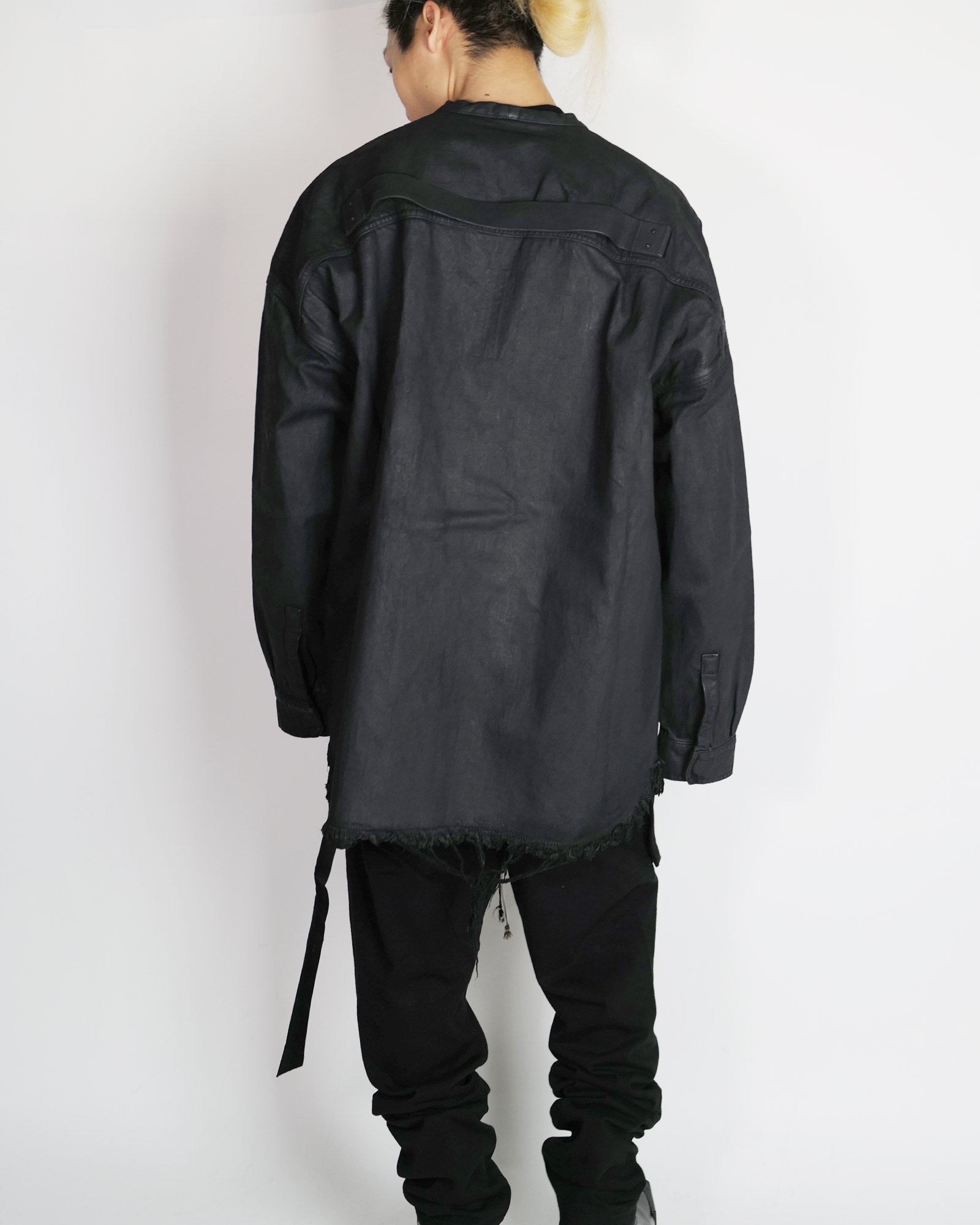 RICK OWENS DRKSHDW・rick owens dark shadow -  GIACCA IN DENIM - LIDOLARRY SHIRT / BLACK