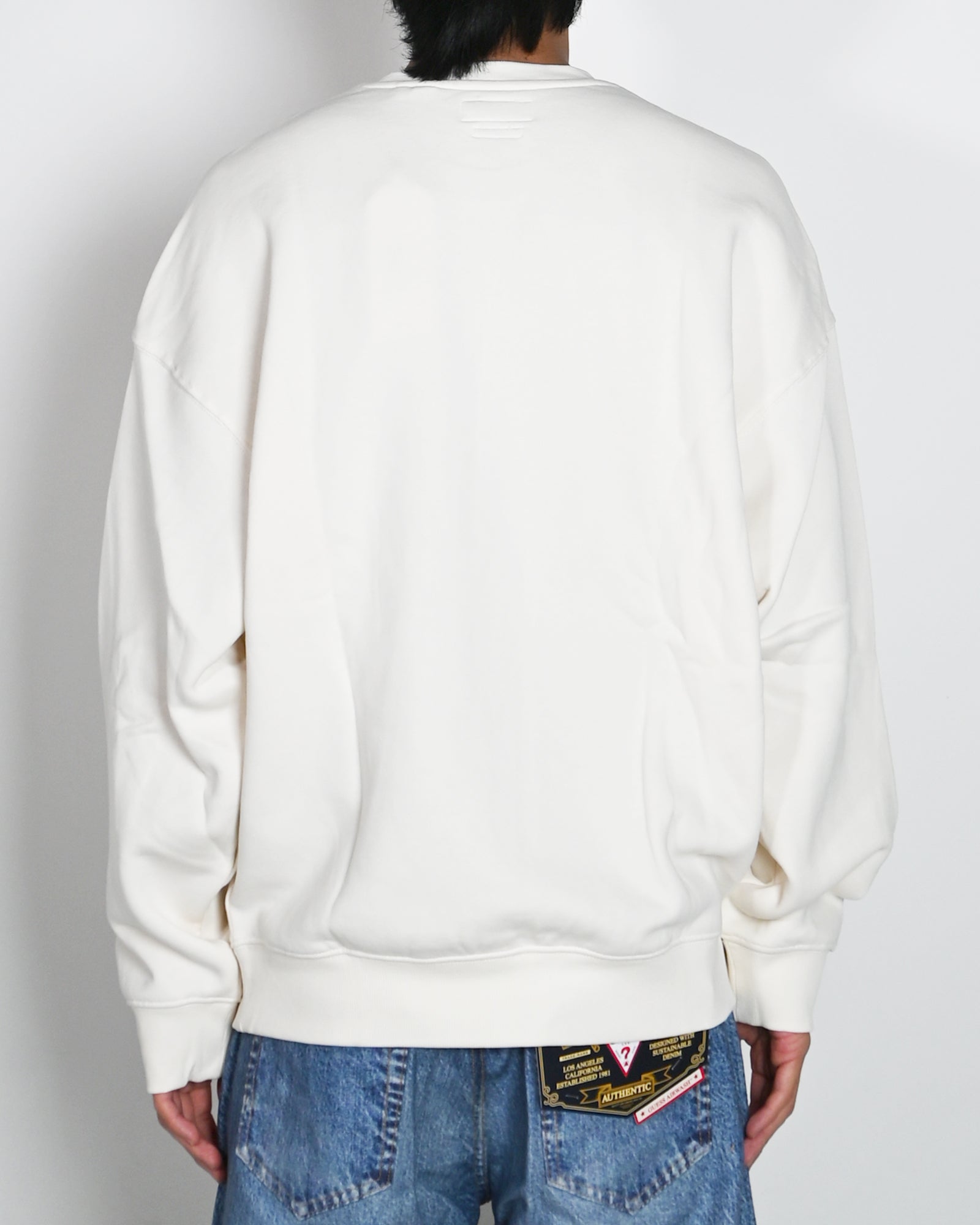 GUESS JEANS・ゲス ジーンズ - スウェット GJ CN OS INTERNATIONAL / WHITE