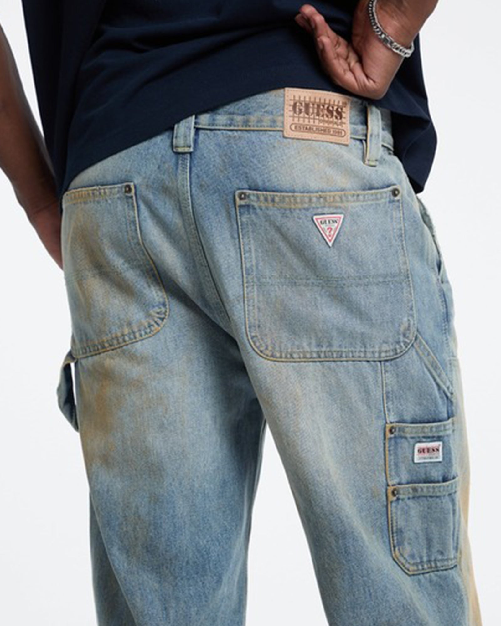 GUESS JEANS・ゲス ジーンズ - デニムパンツ GO PANEL CARPENTER PANT / INDIGO