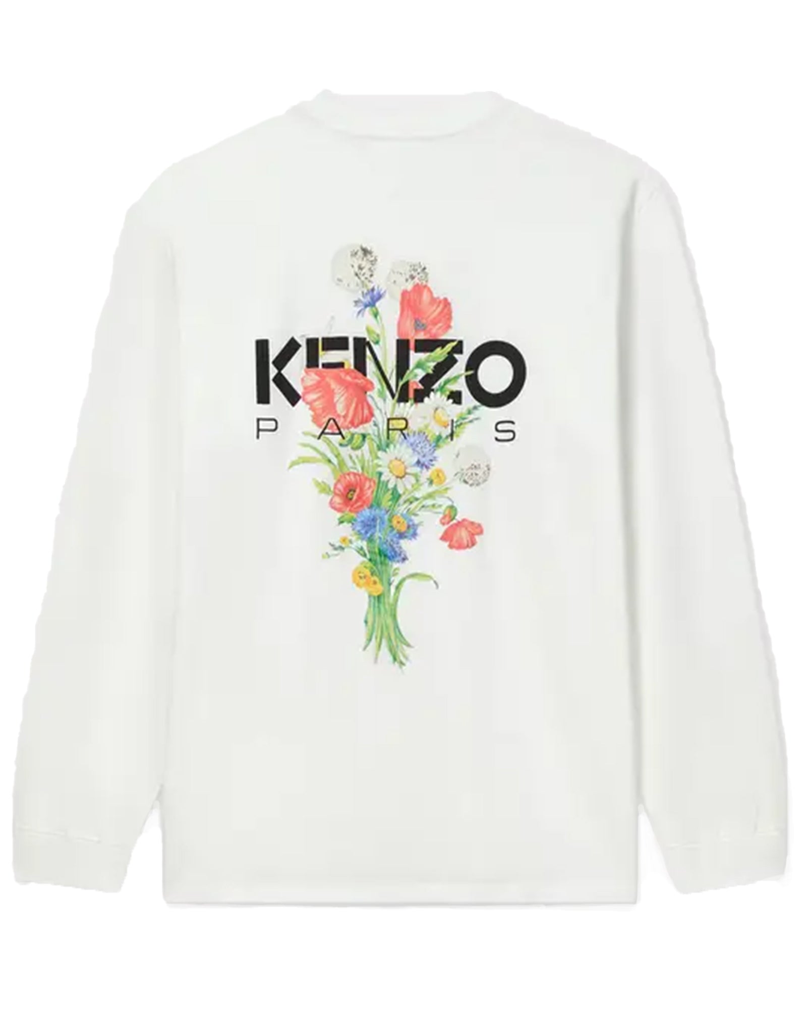KENZO・ケンゾー - L/S Tシャツ GOTS KENZO ARCHIVE BOUQUET RELAX LONG SLEEVE TSHIRT / OFF WHITE