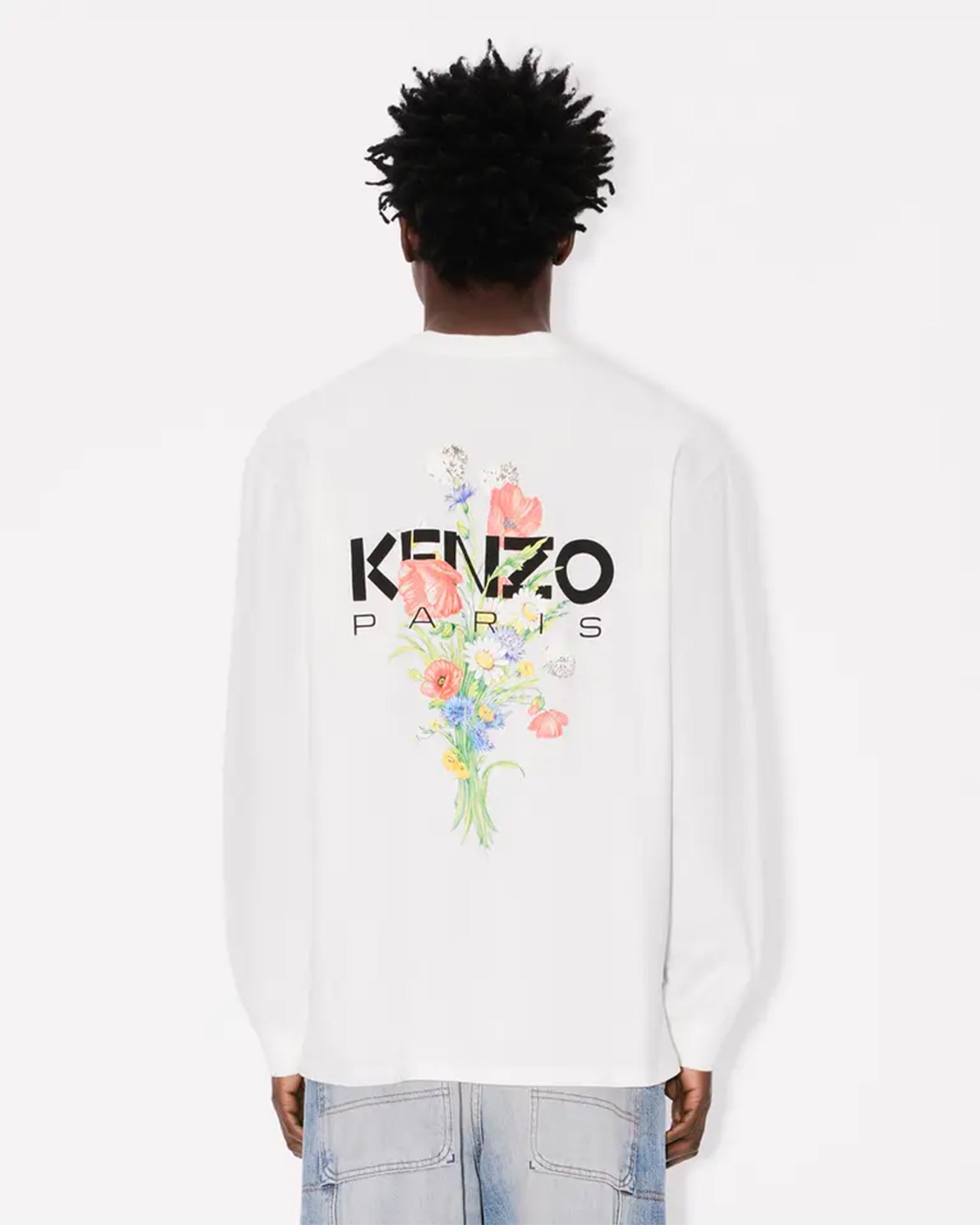 KENZO・ケンゾー - L/S Tシャツ GOTS KENZO ARCHIVE BOUQUET RELAX LONG SLEEVE TSHIRT / OFF WHITE