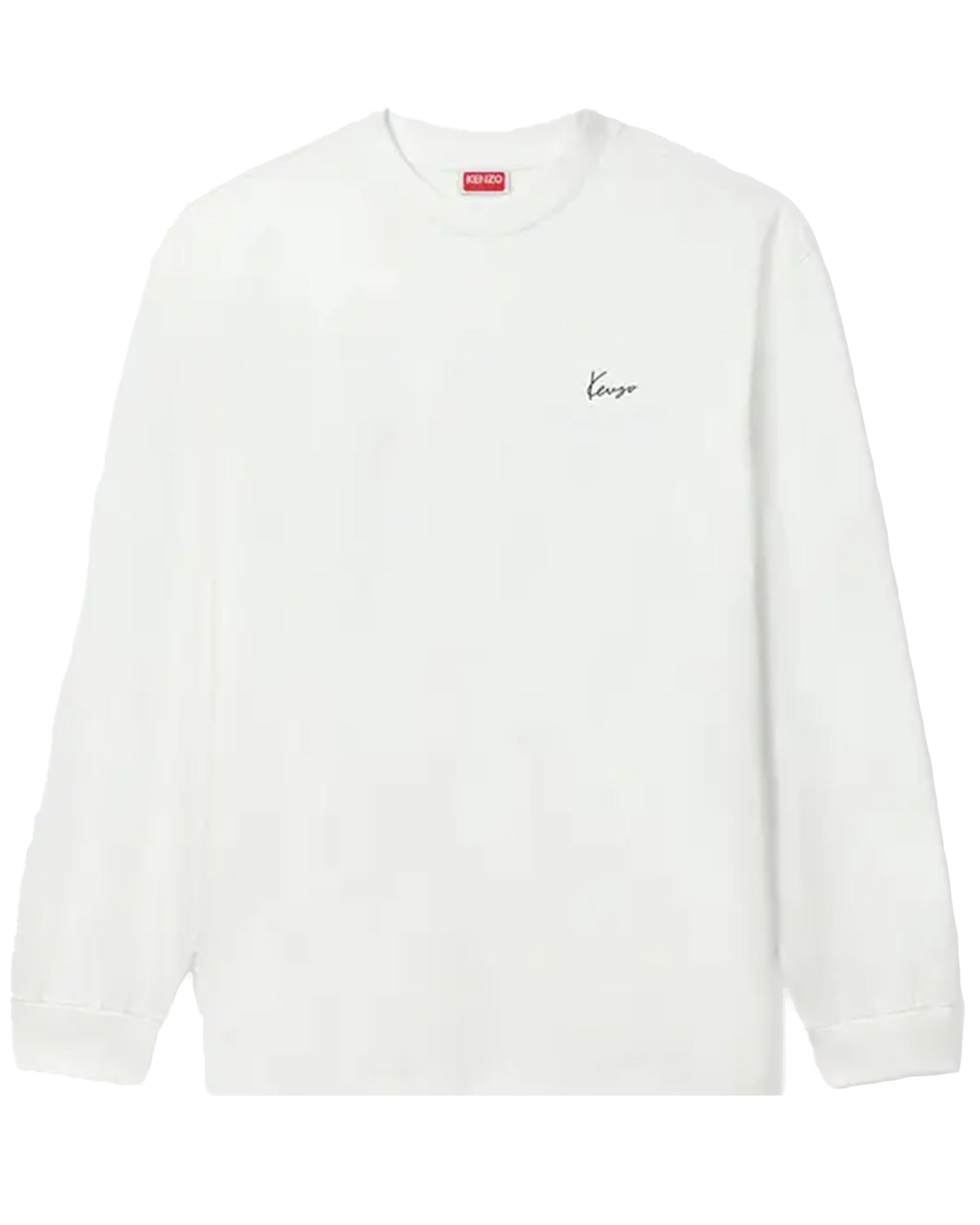 GOTS KENZO ARCHIVE BOUQUET RELAX LONG SLEEVE TSHIRT / OFF WHITE
