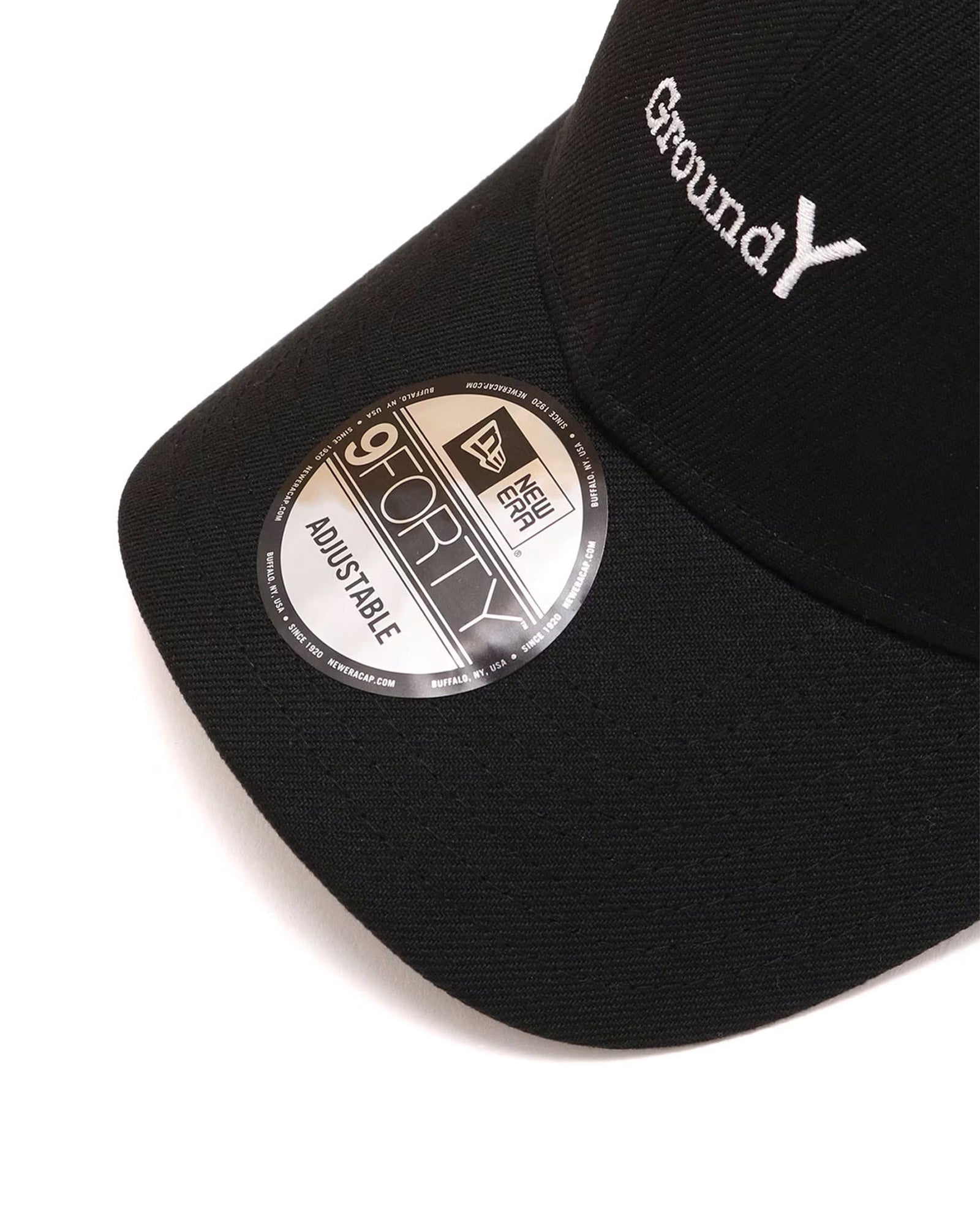 Ground Y・グラウンド ワイ - キャップ Ground Y×NEWERA(R) GROUND Y LOGO POLYESTER 9FORTY / BLACK