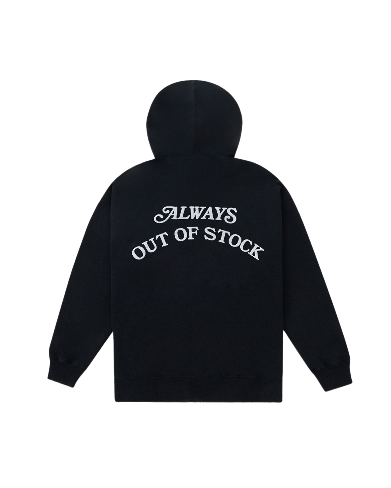 ALWAYS OUT OF STOCK・オールウェイズ アウト オブ ストック - パーカー・フーディ BASIC LOGO HOODIE / BLACK