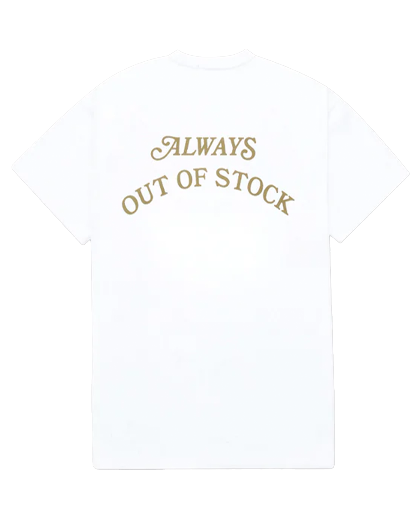 ALWAYS OUT OF STOCK・always out Of stock -  BASIC LOGO S/S TEE / WHITE