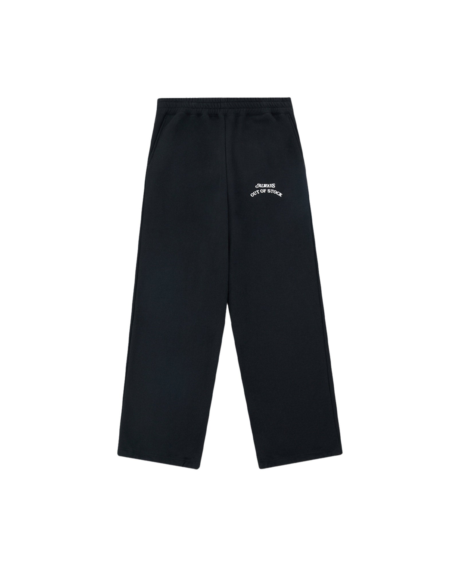 ALWAYS OUT OF STOCK・オールウェイズ アウト オブ ストック - スウェットパンツ BASIC LOGO SWEAT PANTS / BLACK