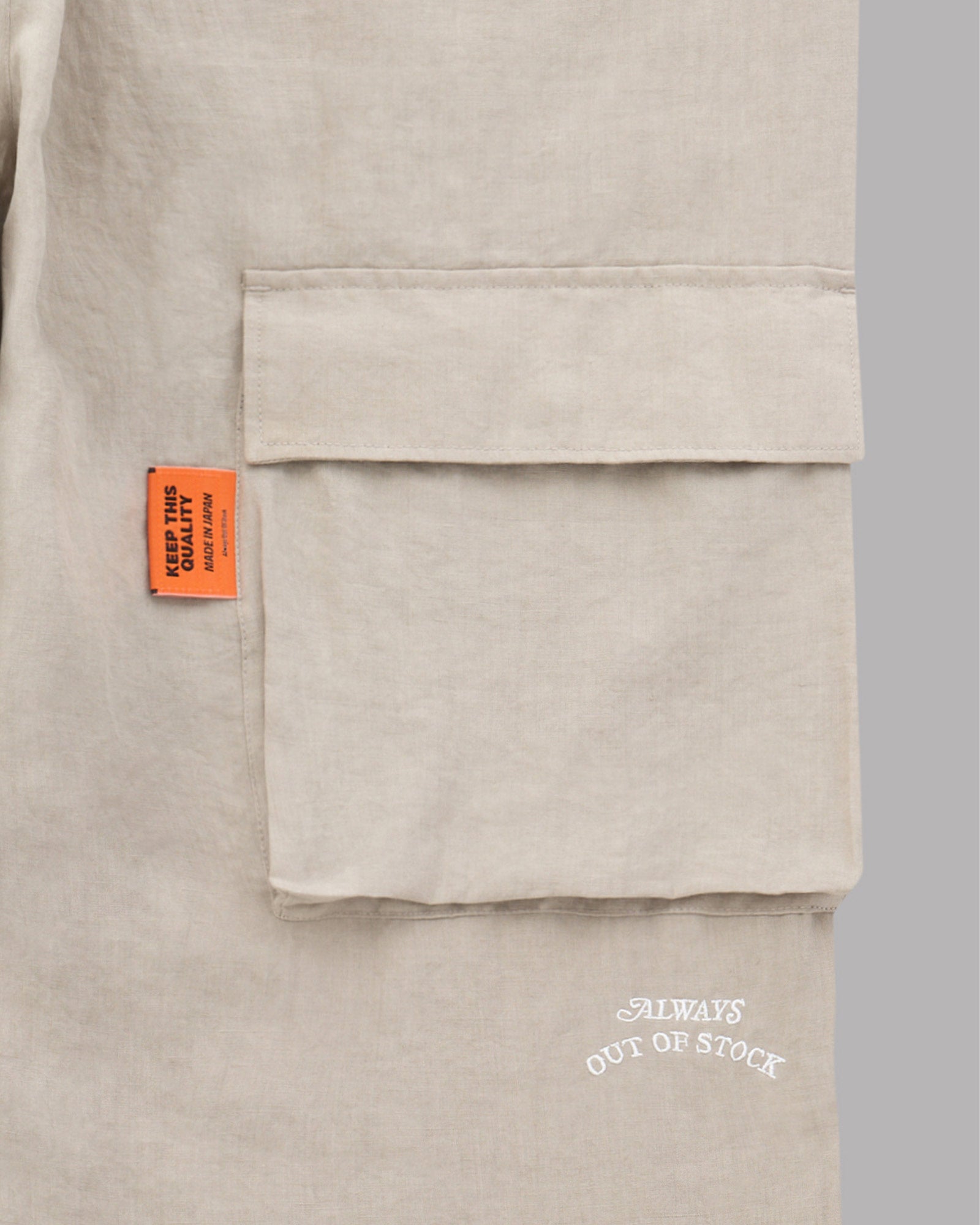 ALWAYS OUT OF STOCK・オールウェイズ アウト オブ ストック - その他パンツ LINEN CENTER CREEK PANTS / BEIGE