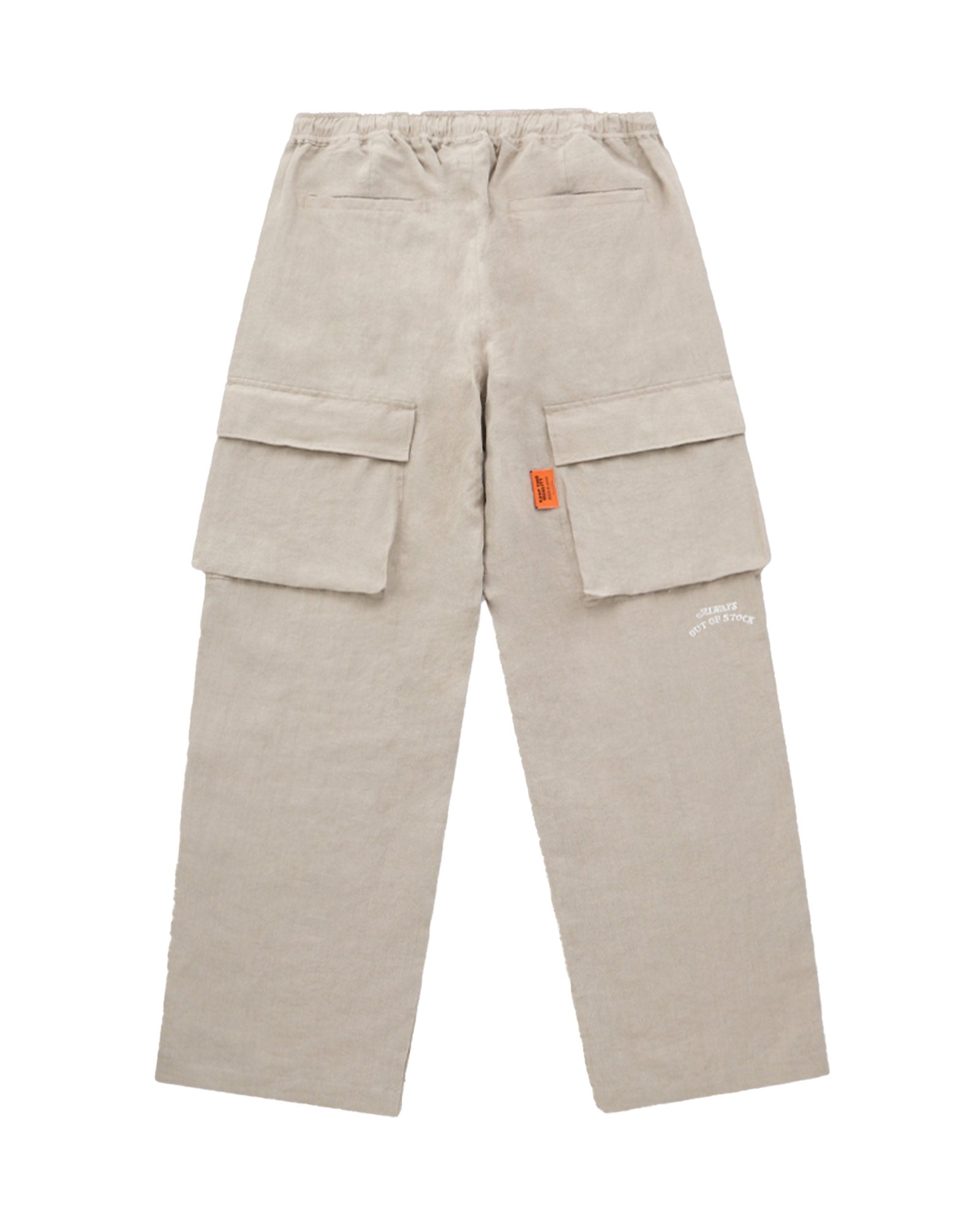 LINEN CENTER CREEK PANTS / BEIGE