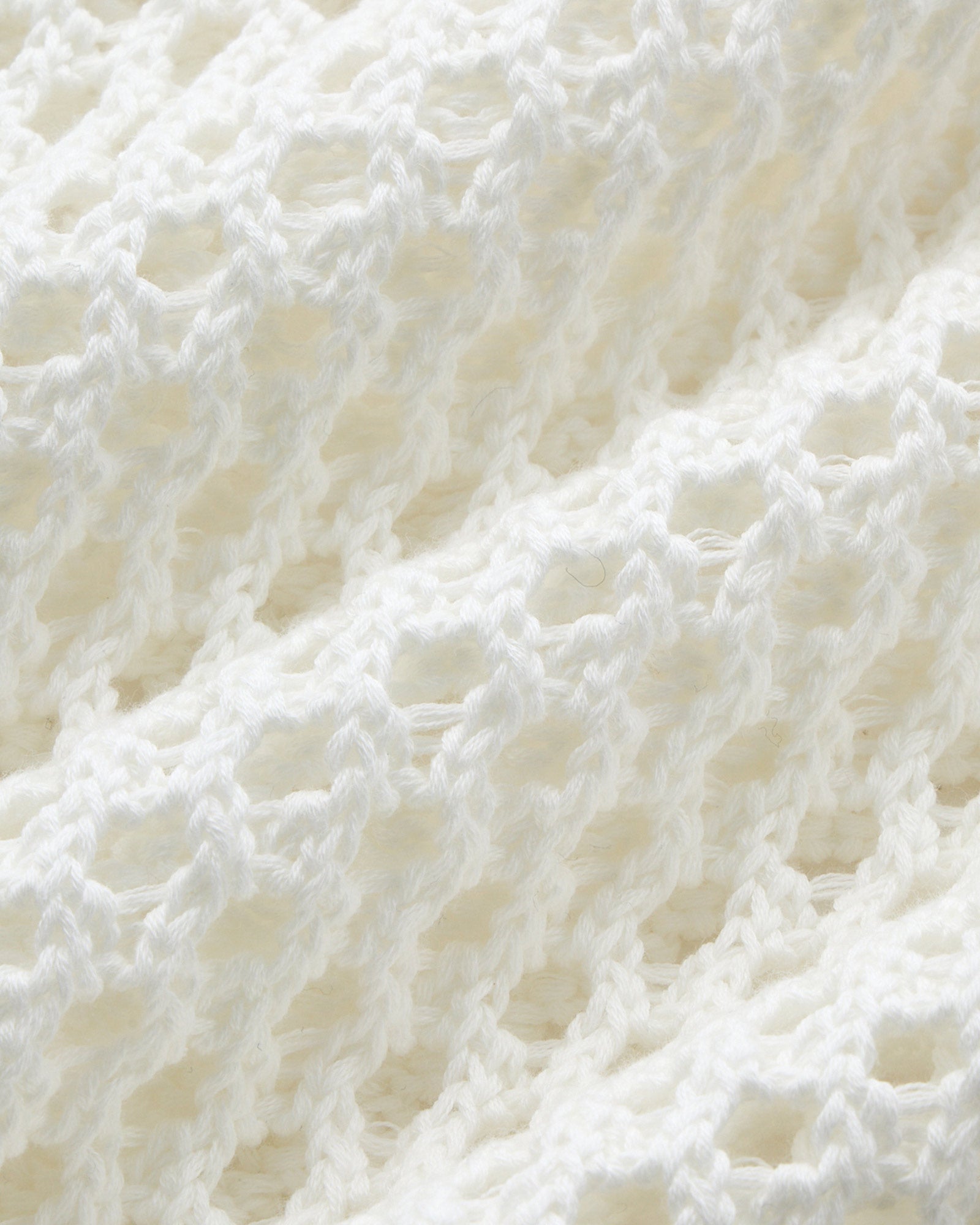 ALWAYS OUT OF STOCK・オールウェイズ アウト オブ ストック - トップス MESH KNIT GAME SHIRT / OFF WHITE