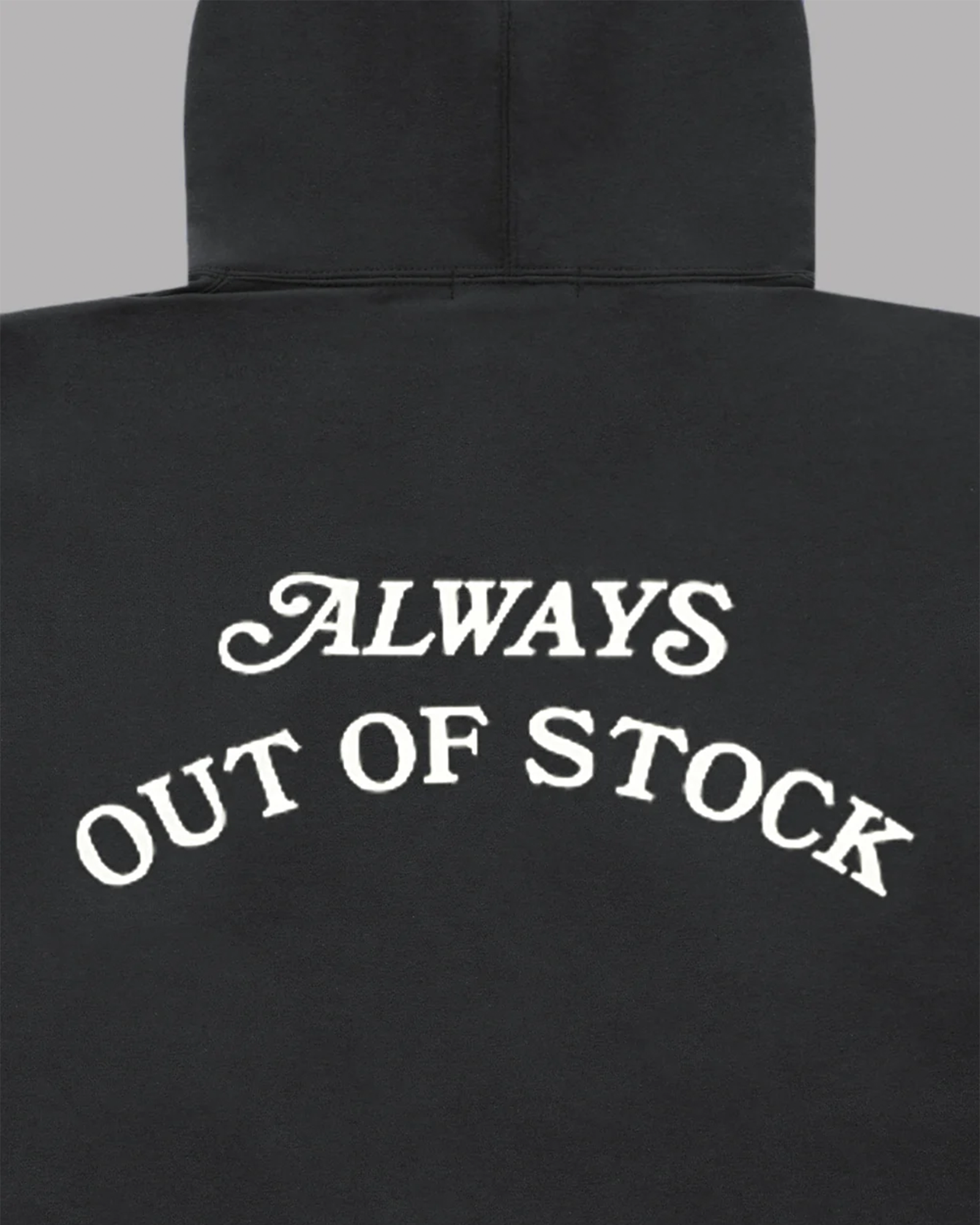 ALWAYS OUT OF STOCK・オールウェイズ アウト オブ ストック - パーカー・フーディ BASIC LOGO  HOODIE / CHARCOAL