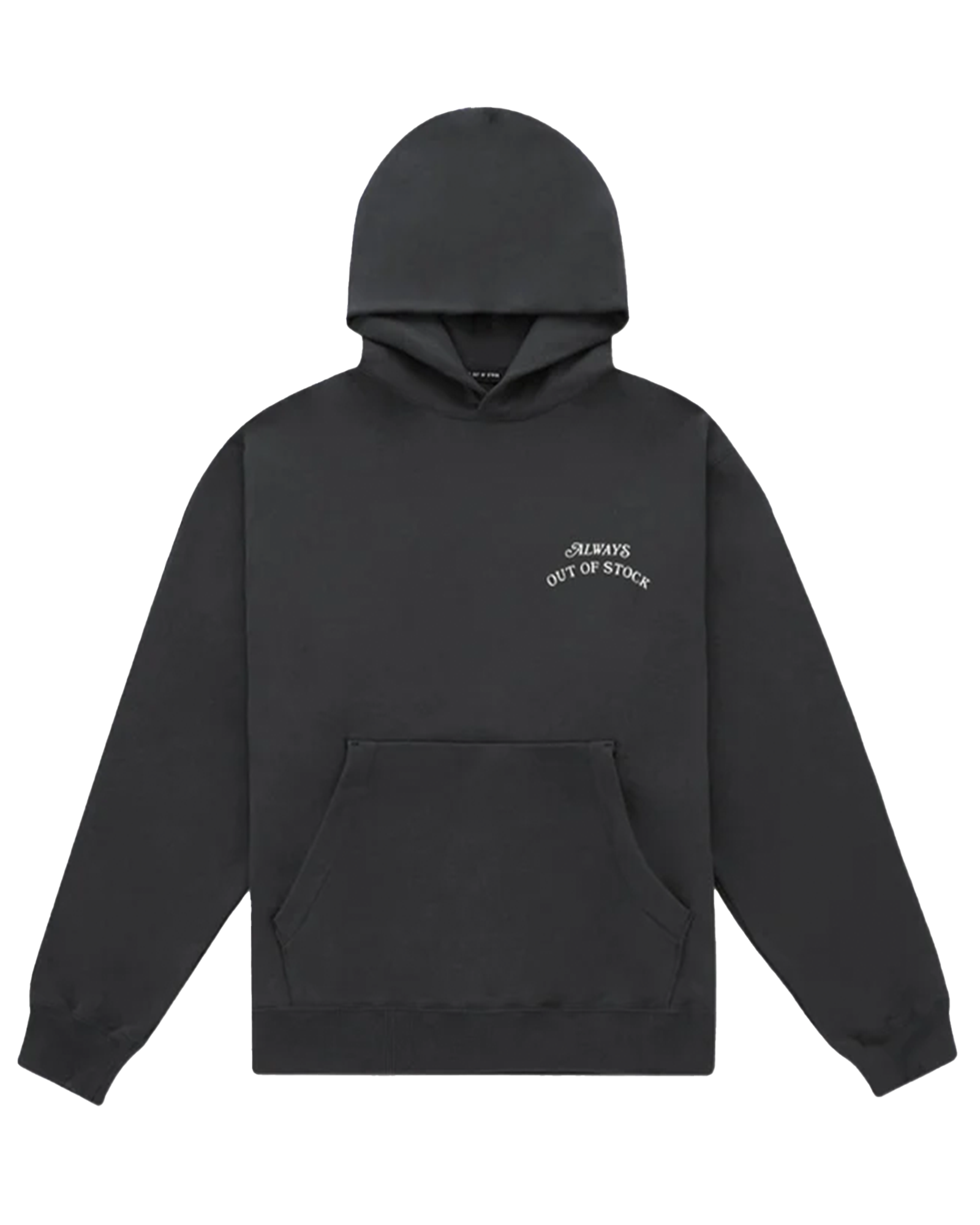 ALWAYS OUT OF STOCK・オールウェイズ アウト オブ ストック - パーカー・フーディ BASIC LOGO  HOODIE / CHARCOAL