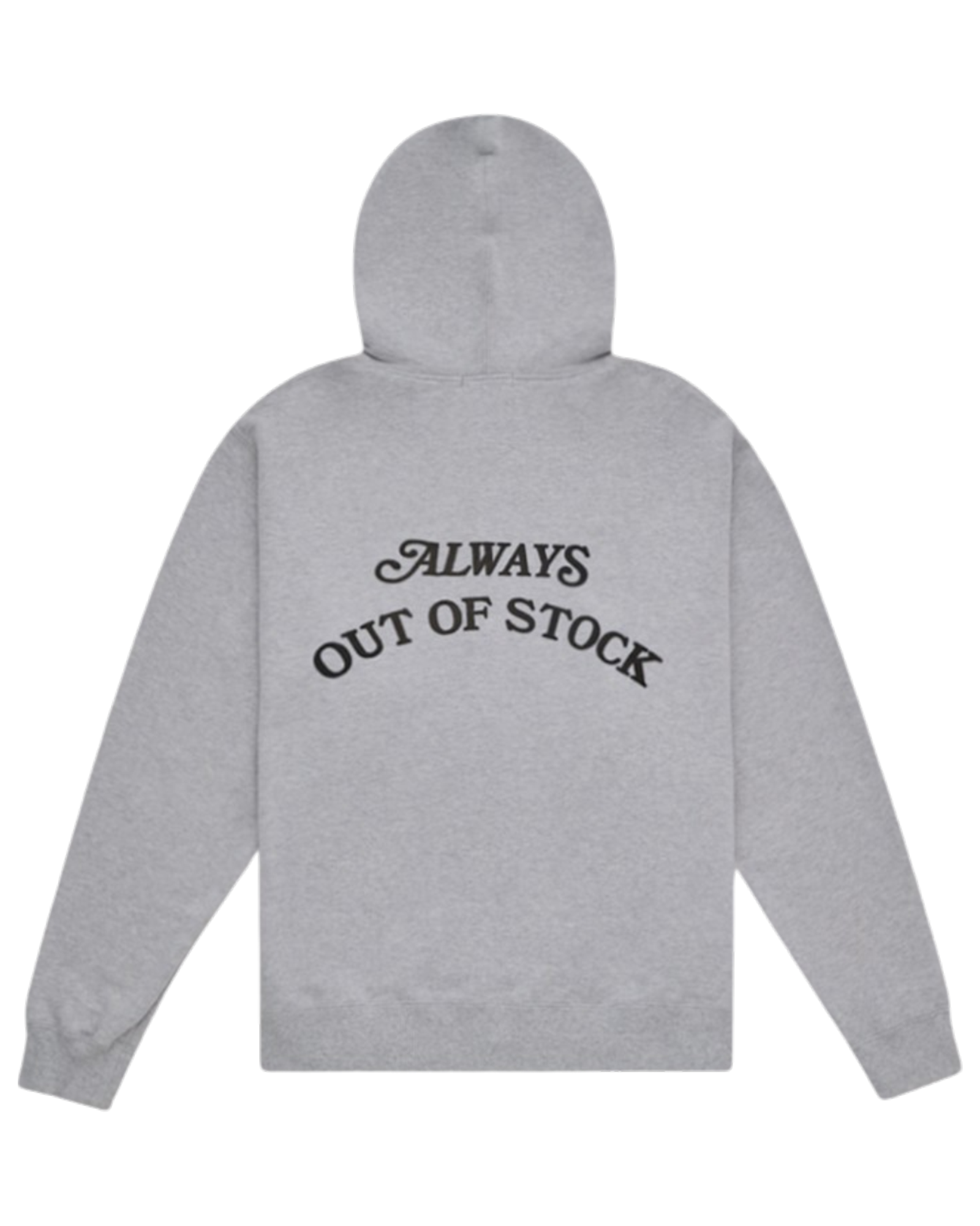 ALWAYS OUT OF STOCK・オールウェイズ アウト オブ ストック - パーカー・フーディ BASIC LOGO ZIP HOODIE / HEATHER GRAY