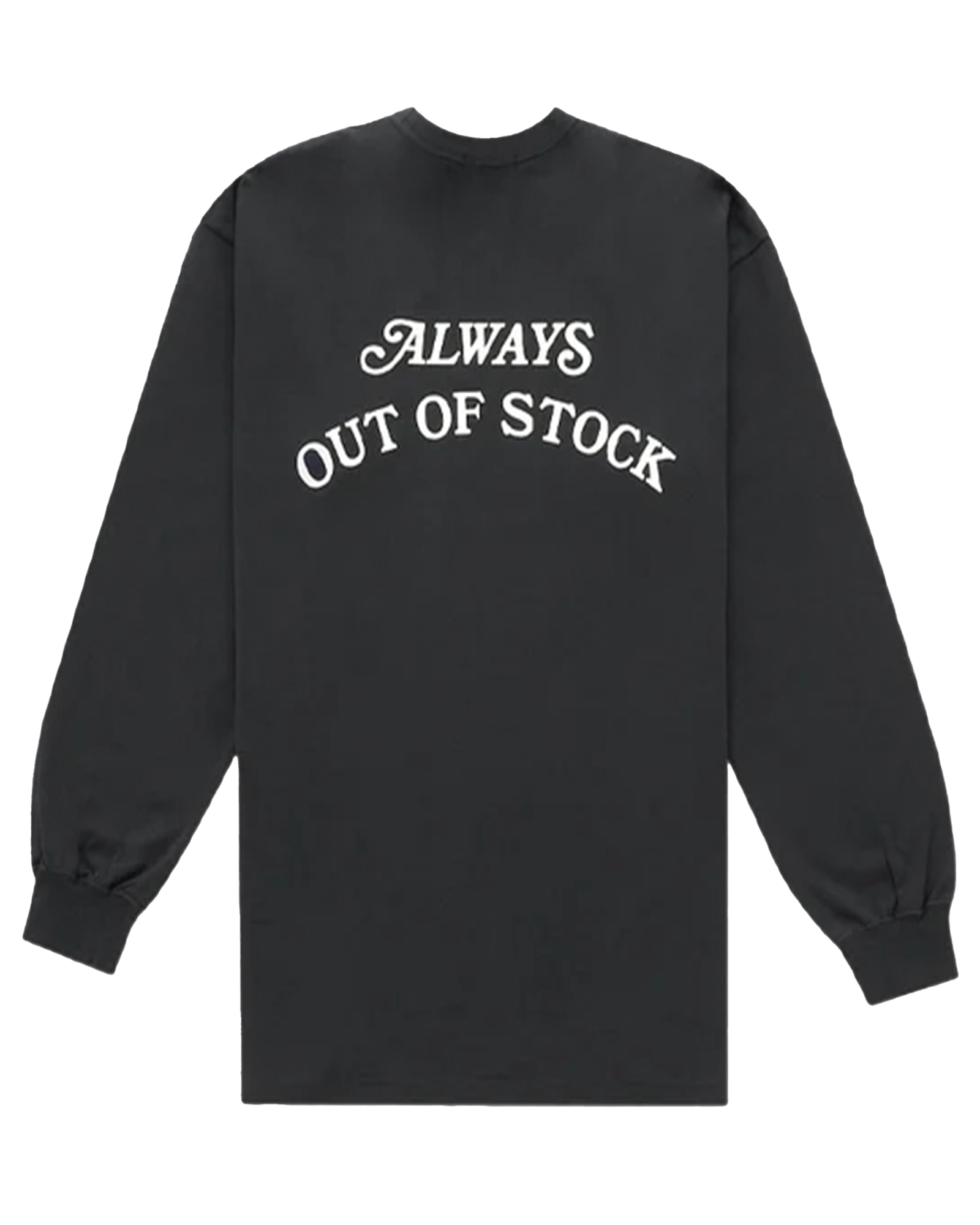 ALWAYS OUT OF STOCK・オールウェイズ アウト オブ ストック - L/S Tシャツ BASIC LOGO  L/S TEE / CHARCOAL