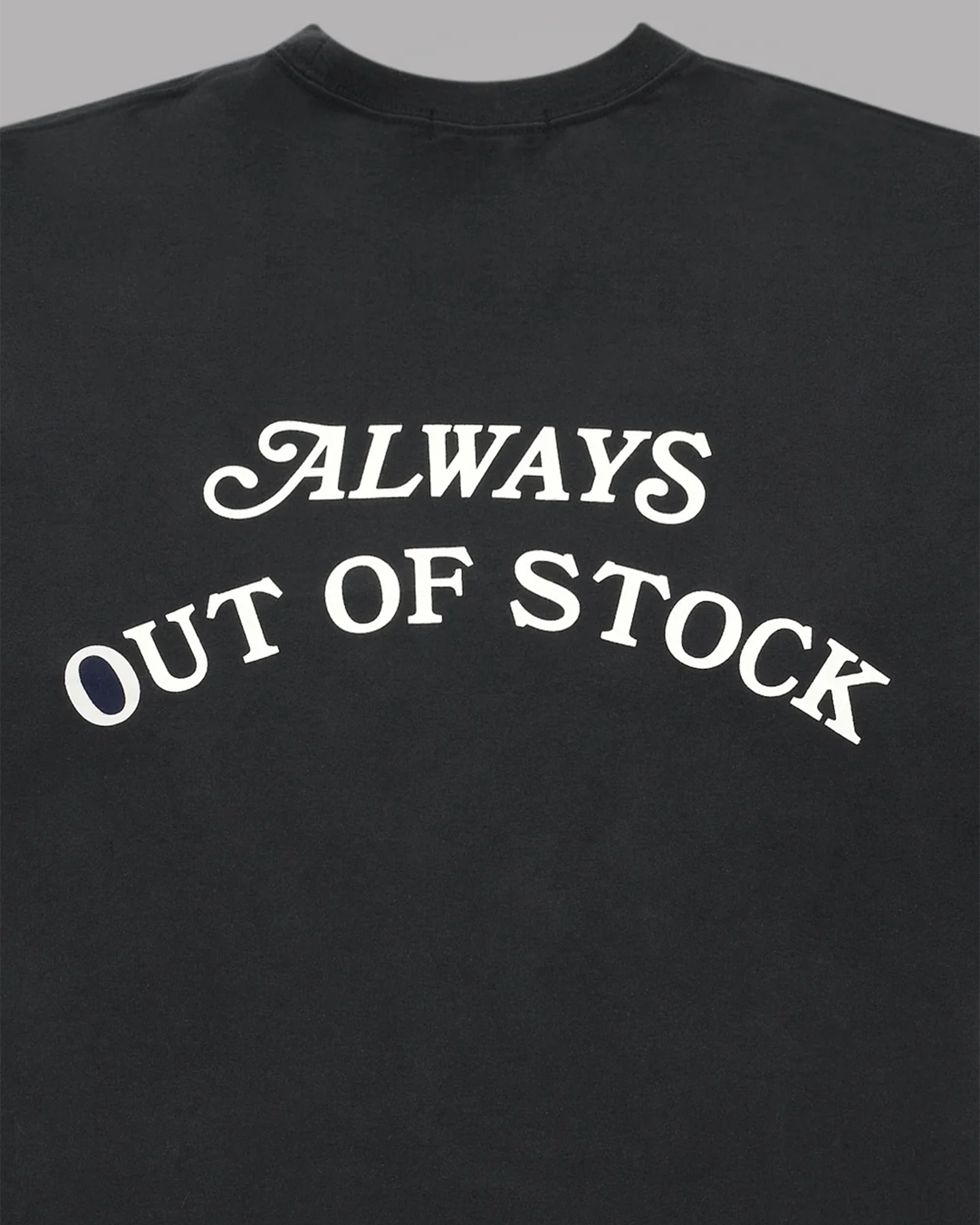 ALWAYS OUT OF STOCK・オールウェイズ アウト オブ ストック - L/S Tシャツ BASIC LOGO  L/S TEE / CHARCOAL