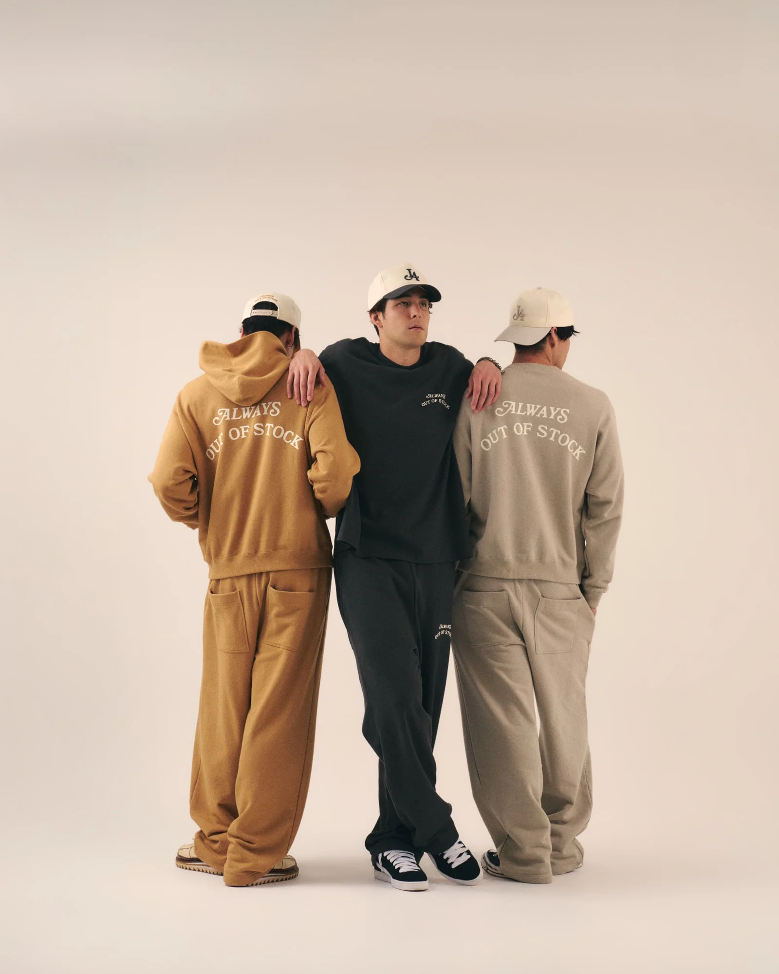 ALWAYS OUT OF STOCK・オールウェイズ アウト オブ ストック - スウェットパンツ BASIC LOGO  SWEATPANTS / CHARCOAL