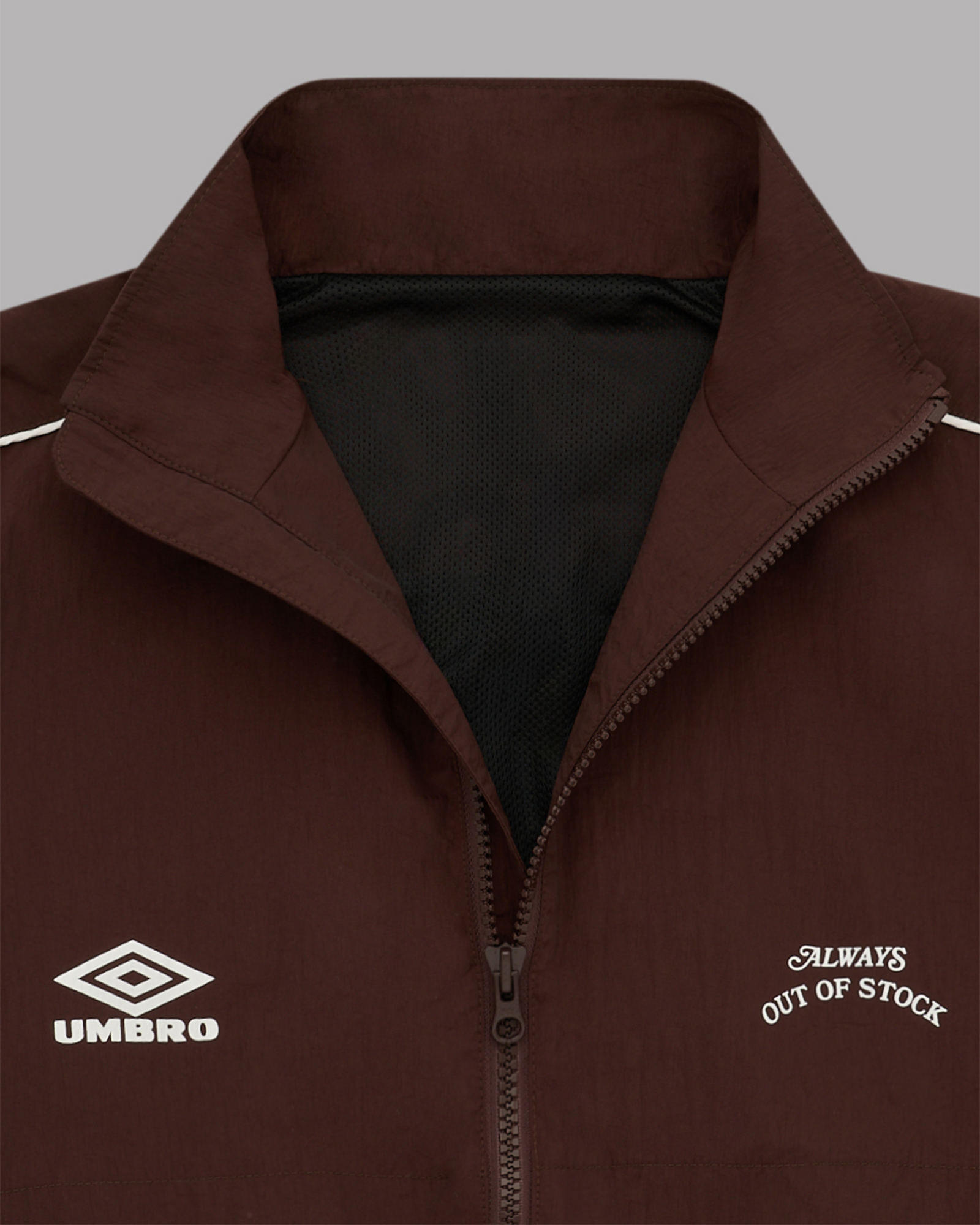 ALWAYS OUT OF STOCK・オールウェイズ アウト オブ ストック - ジャケット UMBRO SHELL JACKET / BROWN