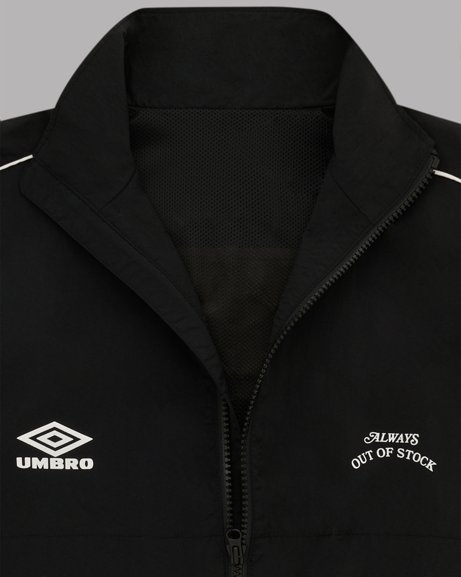ALWAYS OUT OF STOCK・オールウェイズ アウト オブ ストック - ジャケット UMBRO SHELL JACKET / BLACK