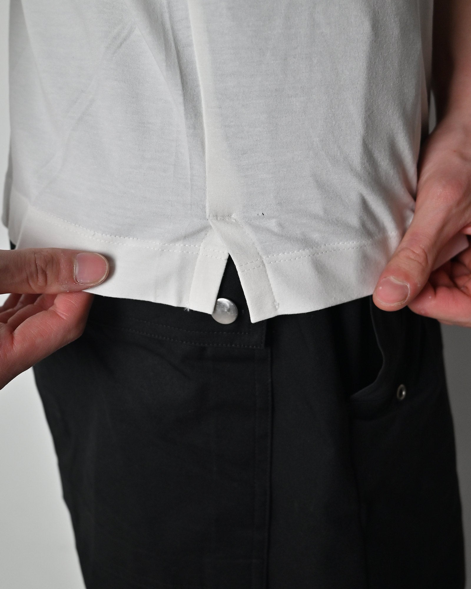 HYPEGOLF・ハイプゴルフ - Tシャツ・カットソー HALF ZIP-UP POLO T-SHIRTS / WHITE