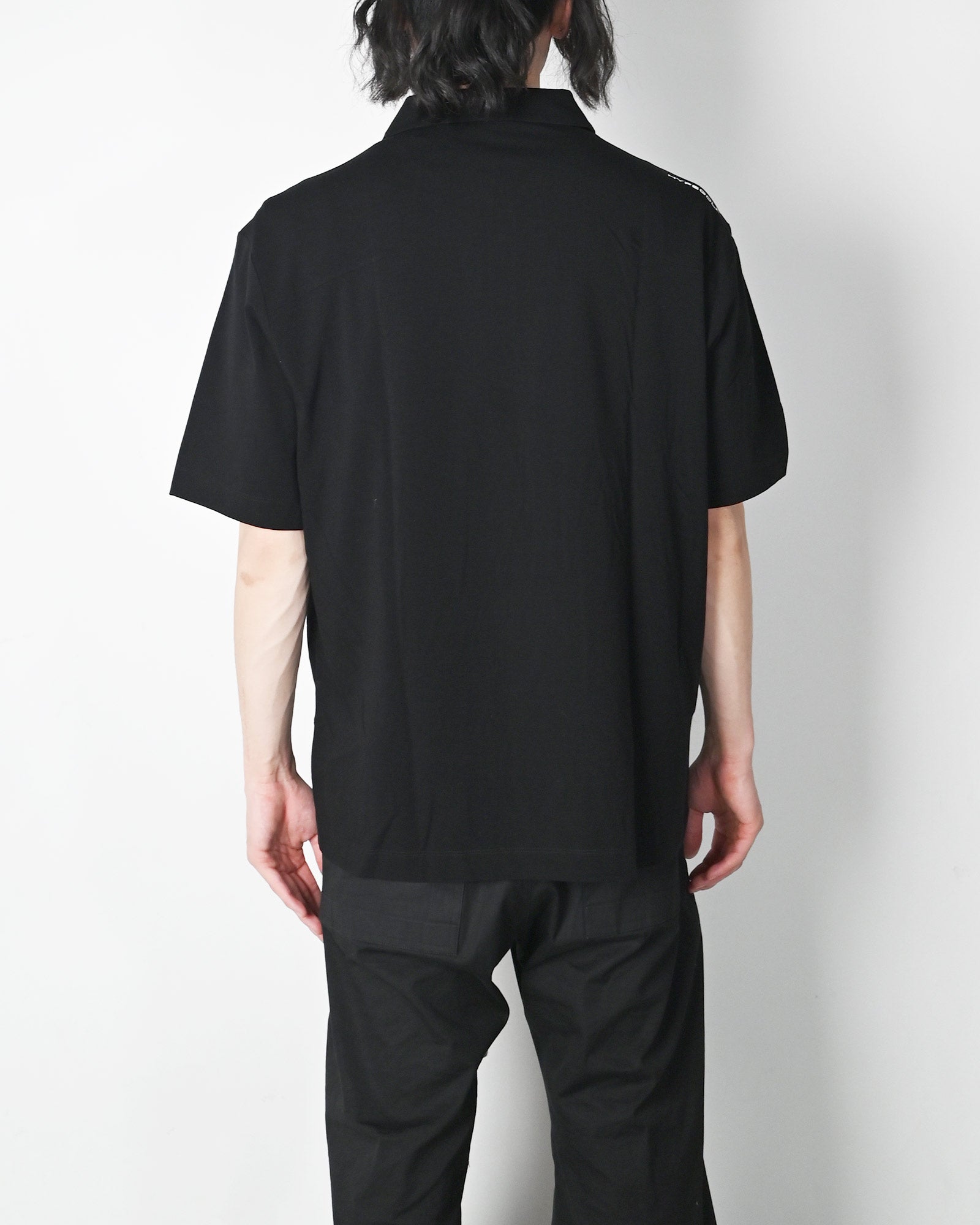 HYPEGOLF・ハイプゴルフ - トップス HALF ZIP-UP POLO T-SHIRTS / BLACK