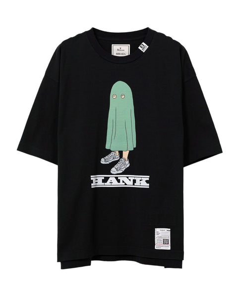 MIHARA YASUHIRO (ミハラヤスヒロ) HANK PRINTED TEE / BLACK | Detail